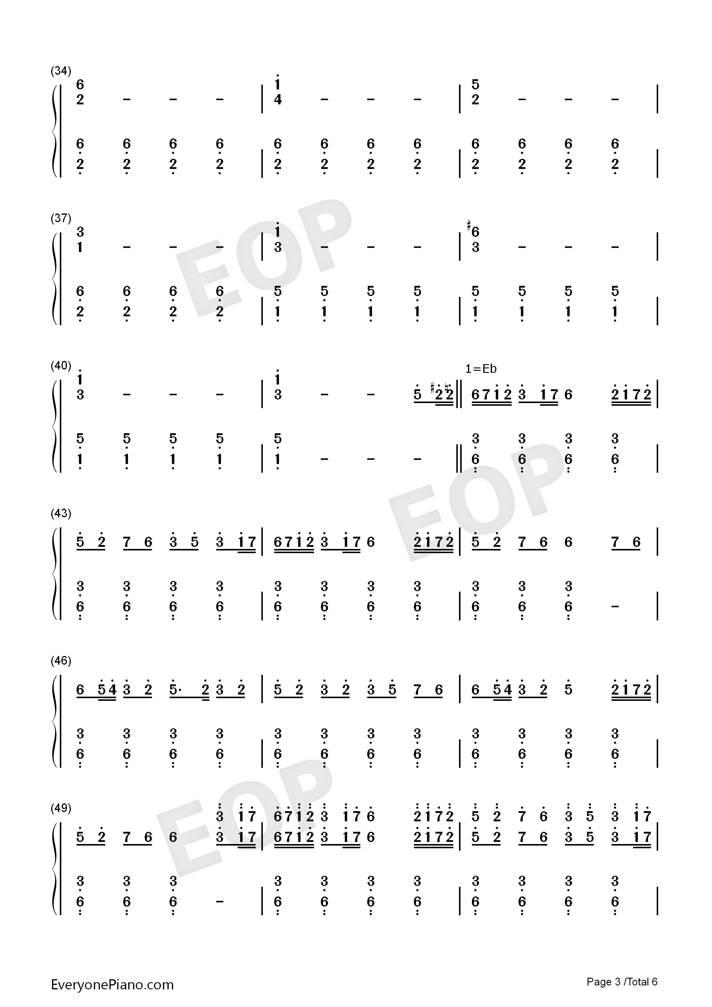 The_Battle_of_Aughrim钢琴简谱_Na_Casaidigh演唱