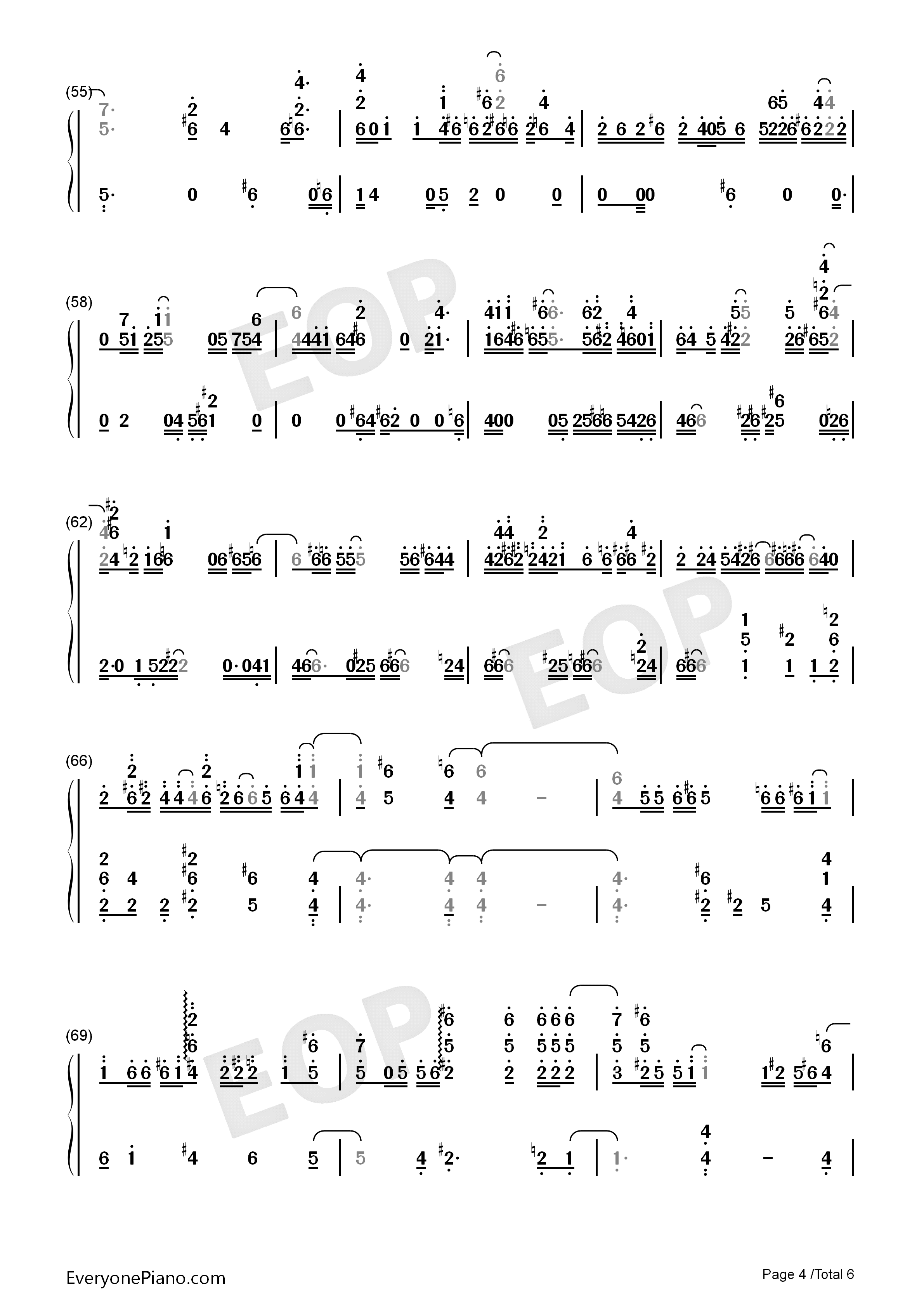 Once_in_a_While_Talk_of_The_Old_Days钢琴简谱_加藤登纪子演唱