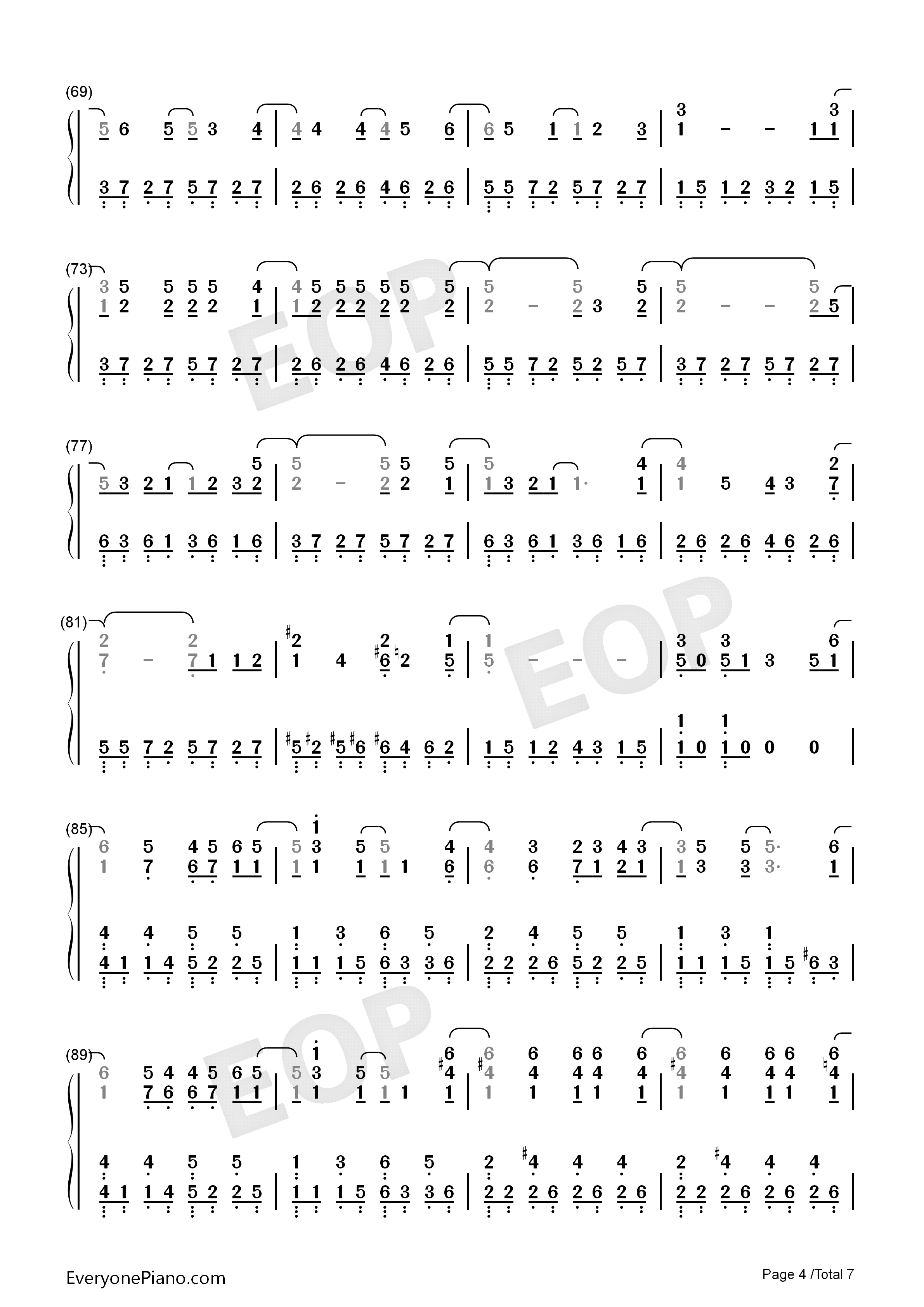 100万年の幸せ钢琴简谱_桑田佳祐演唱