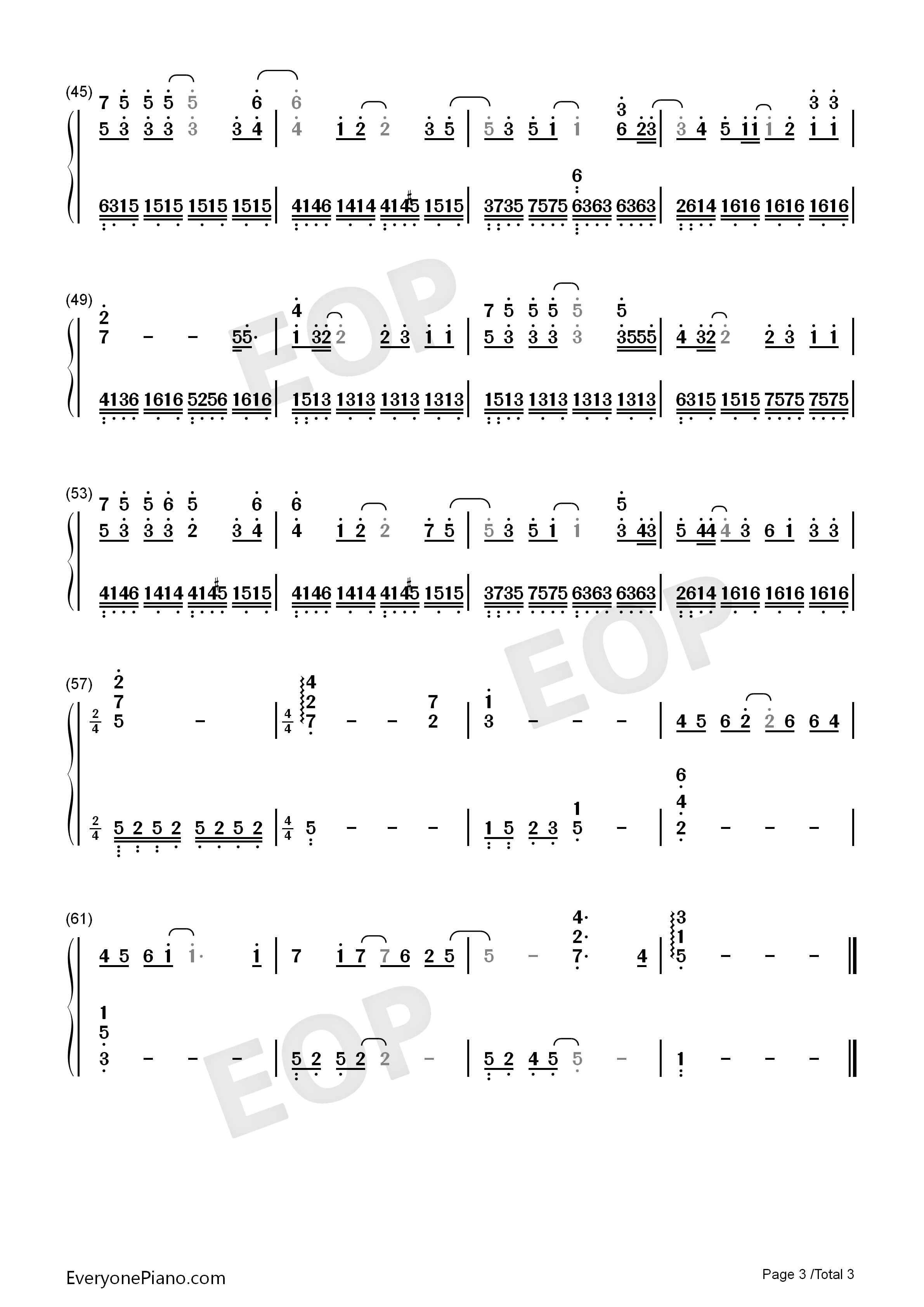 真的傻钢琴简谱_徐佳莹演唱