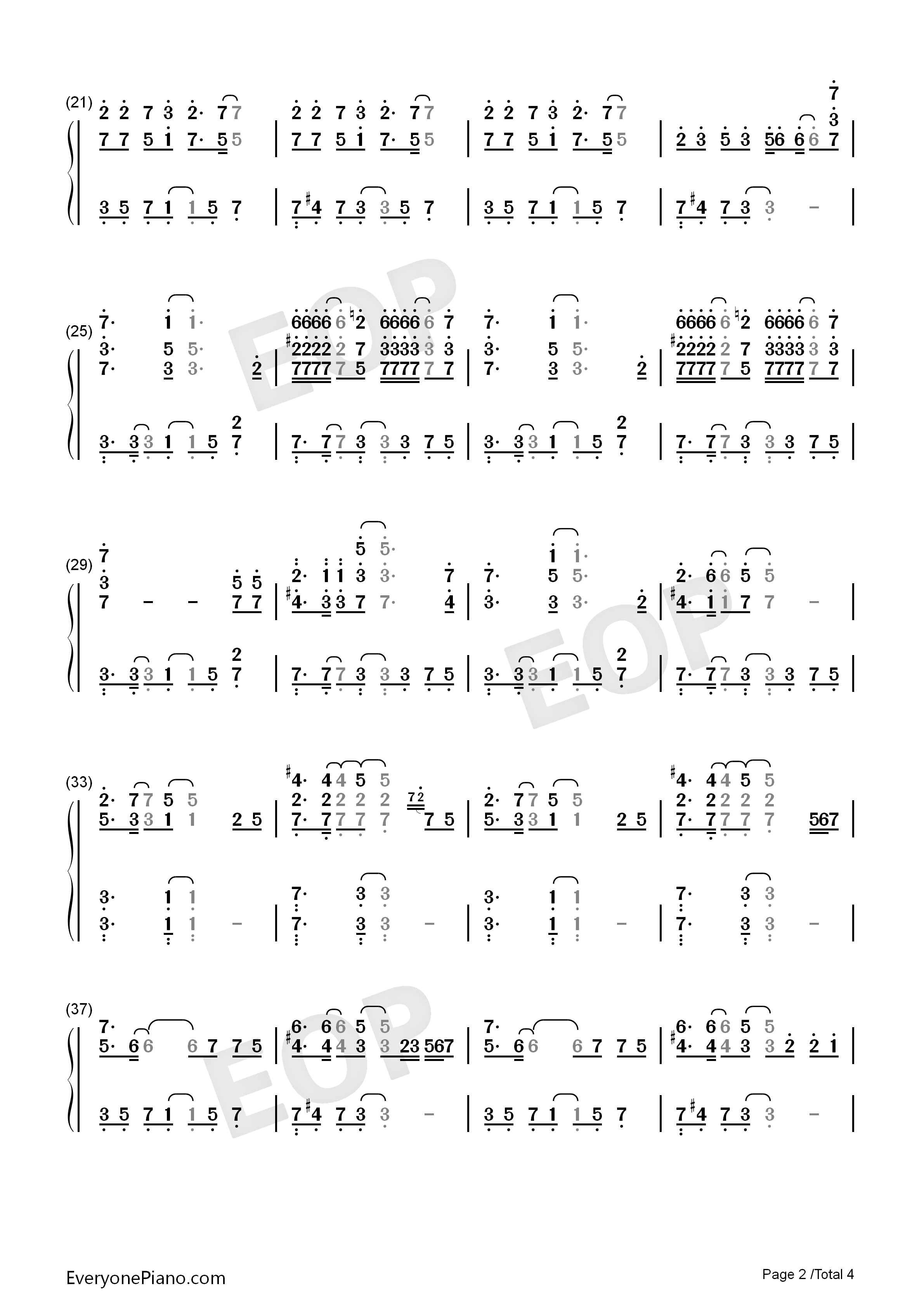 Pull_Up钢琴简谱_蔡徐坤演唱