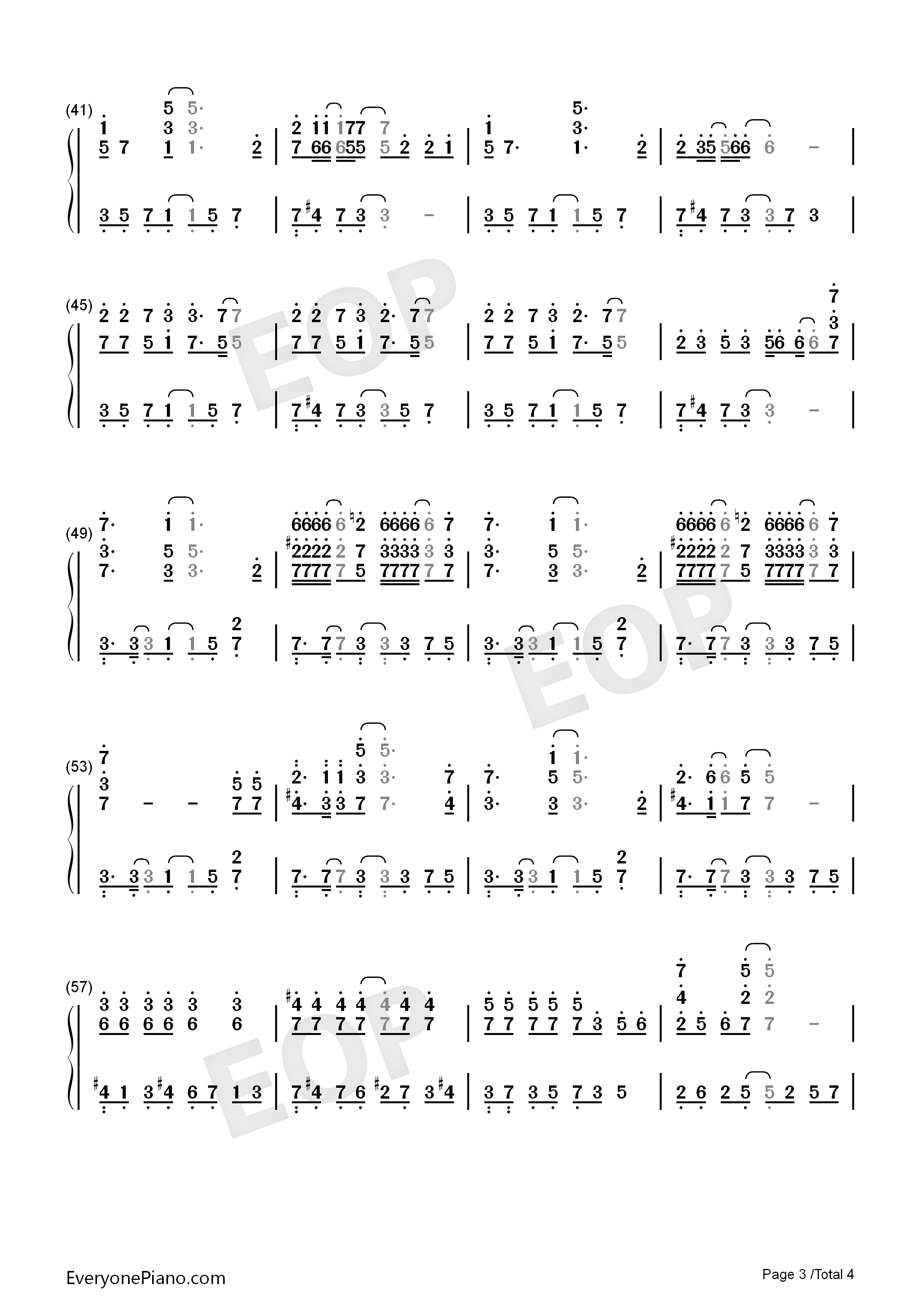 Pull_Up钢琴简谱_蔡徐坤演唱