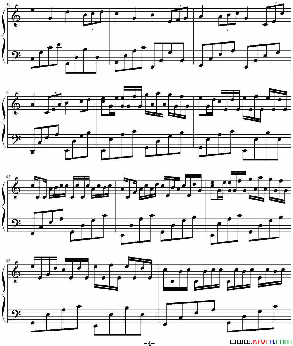 如果有来生简谱_谭维维演唱_作曲：格非词曲