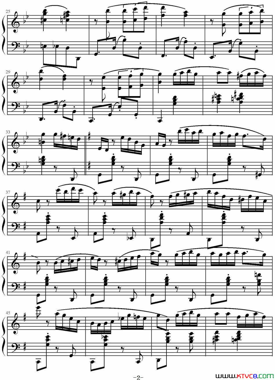 PorUnaCabeza一步之遥Por_Una_Cabeza一步之遥简谱