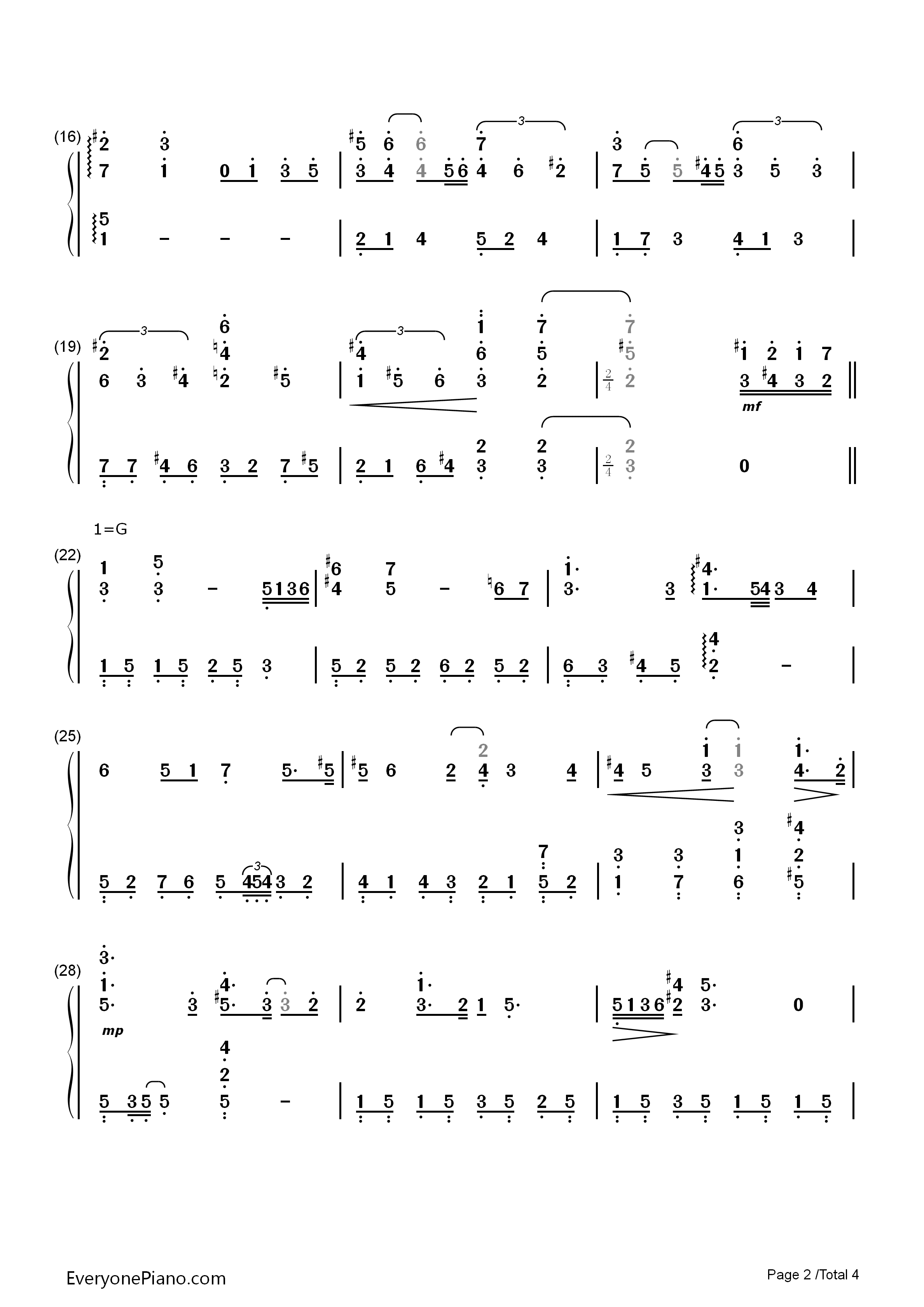 旅路(梦中飞行)钢琴简谱_久石让_宫崎骏演唱