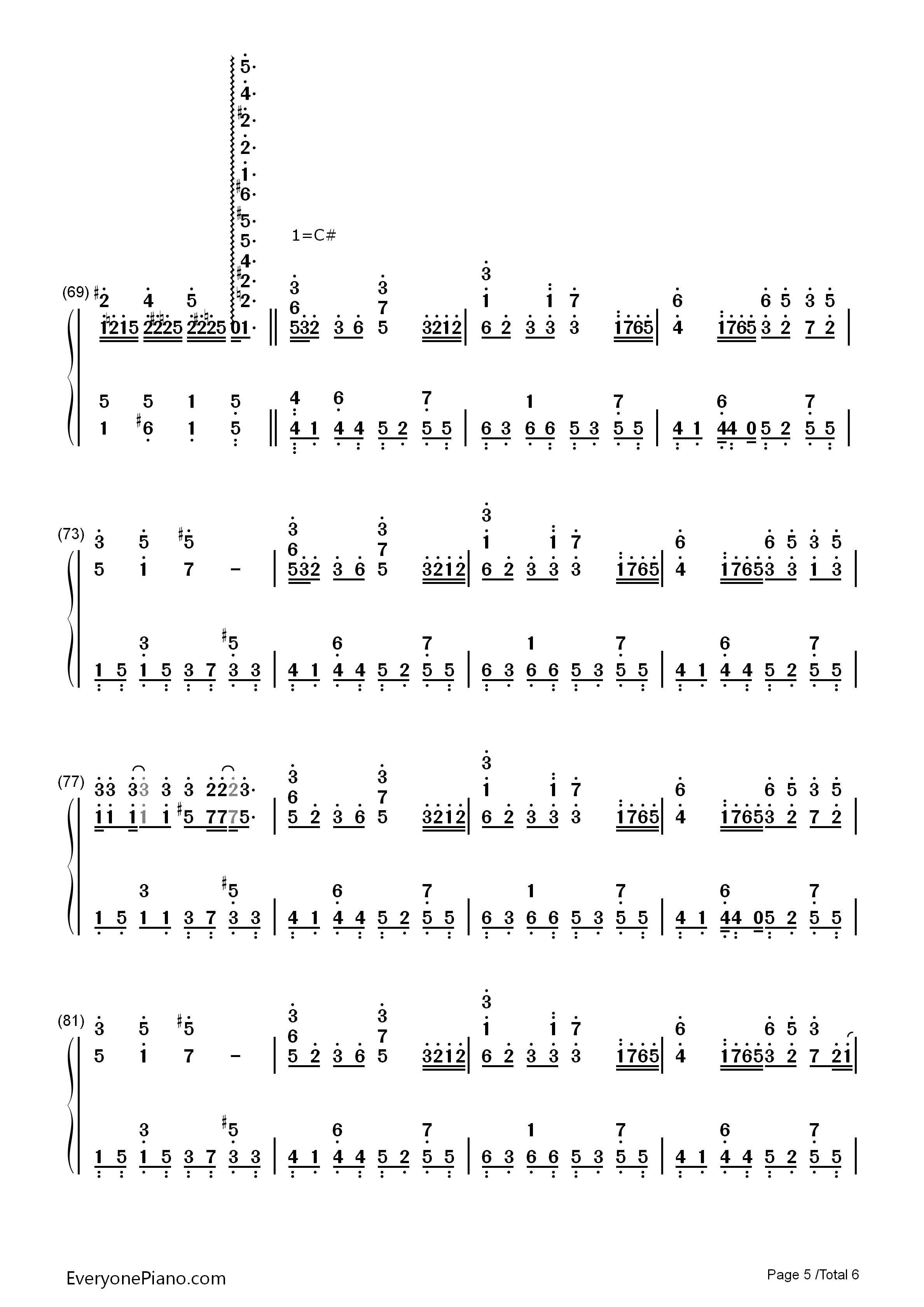 secret_of_my_heart钢琴简谱_仓木麻衣演唱