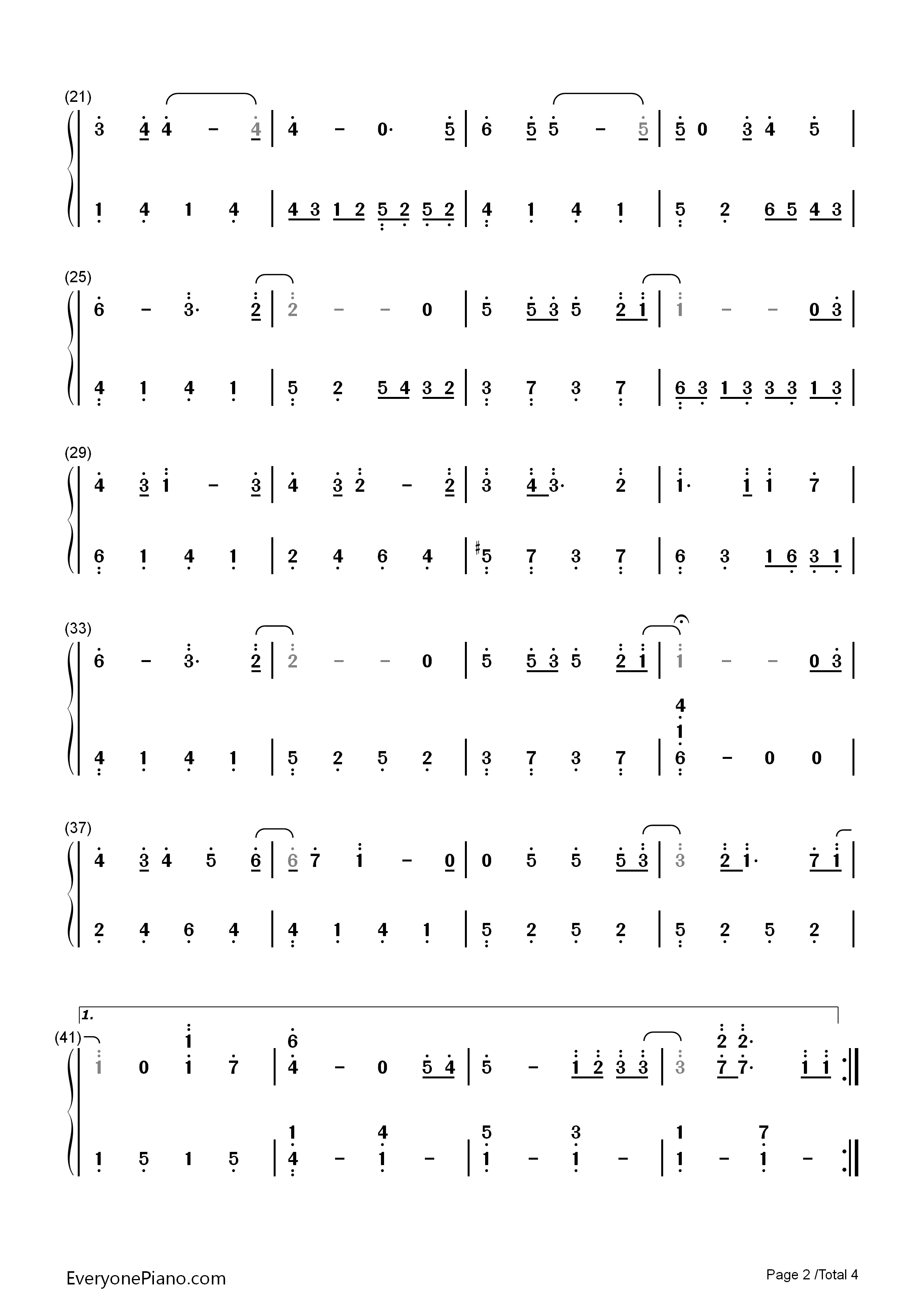 Only_Love钢琴简谱_Trademark演唱