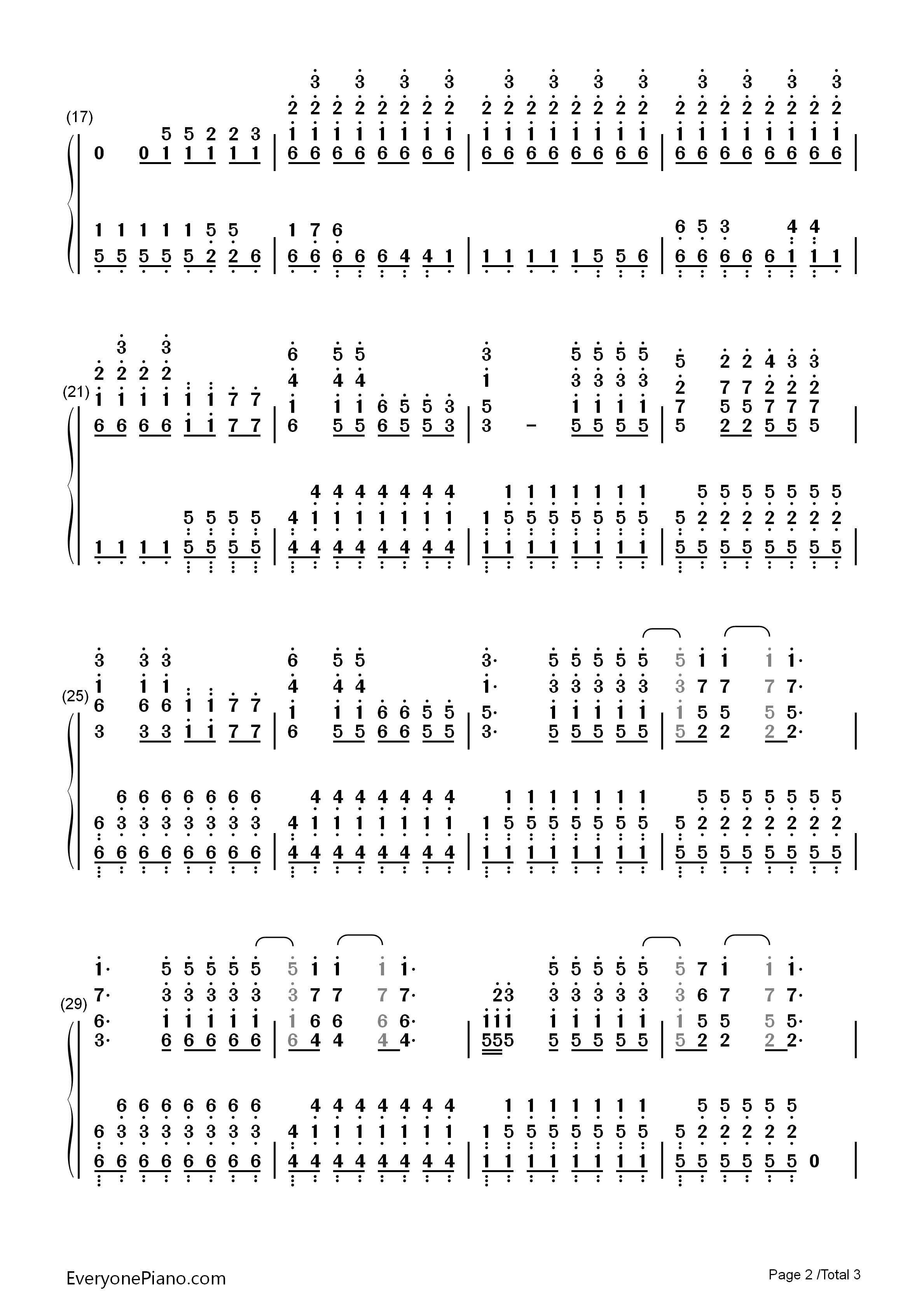 Try钢琴简谱_P!nk演唱