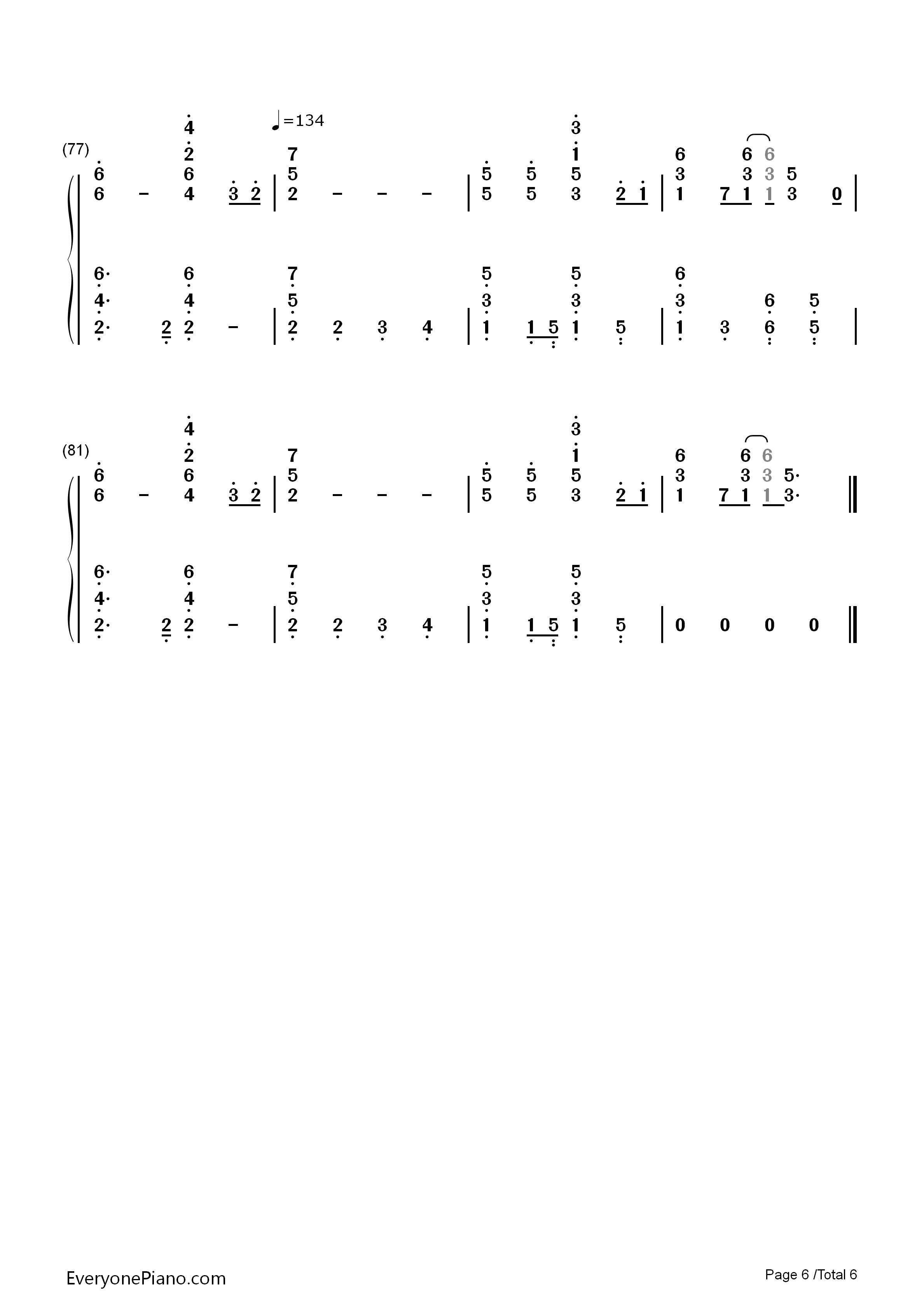 Feel_This_Moment钢琴简谱_Pitbull_ft._Christina_Aguilera演唱