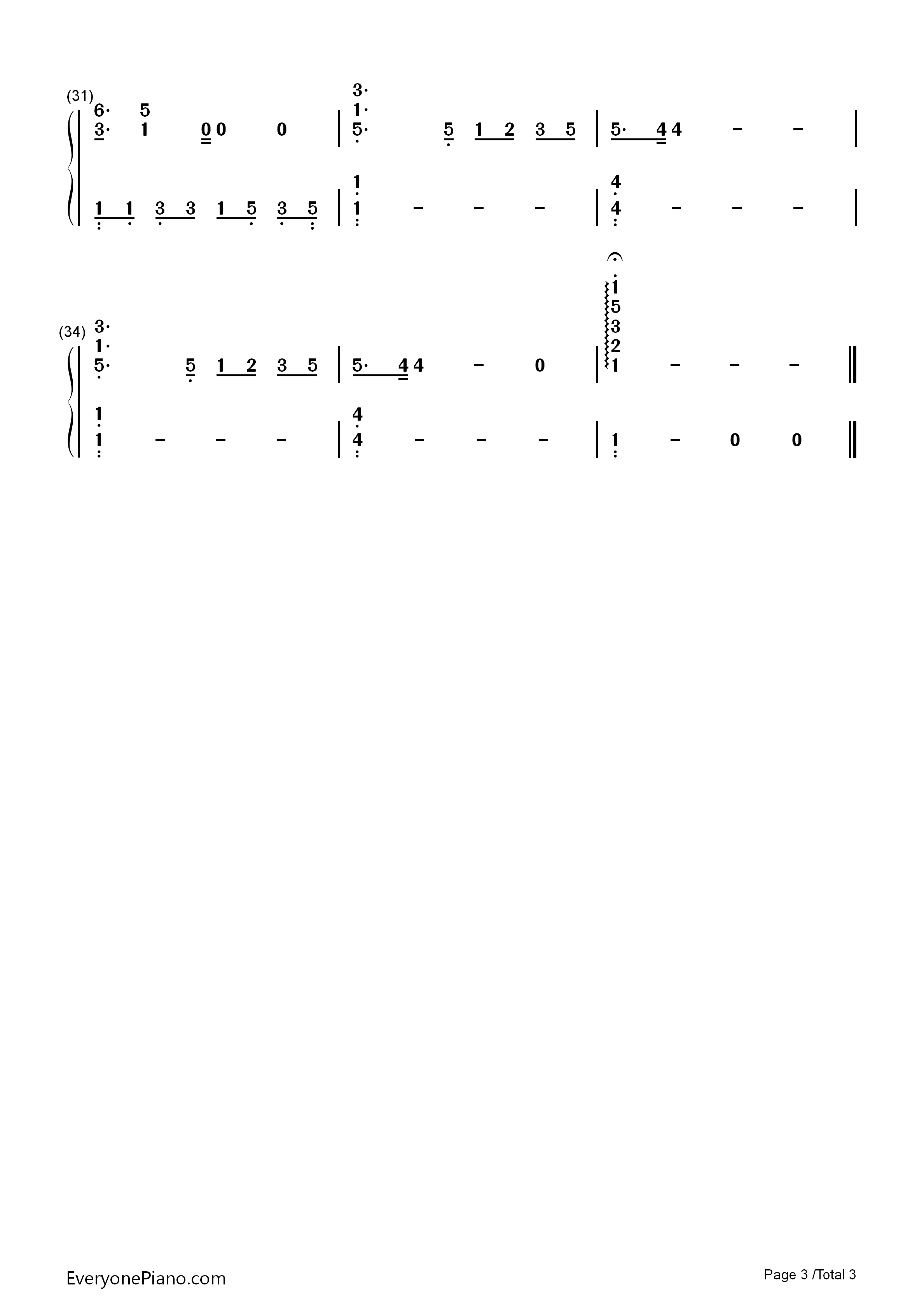 とめる(停下吧)钢琴简谱_一青窈演唱