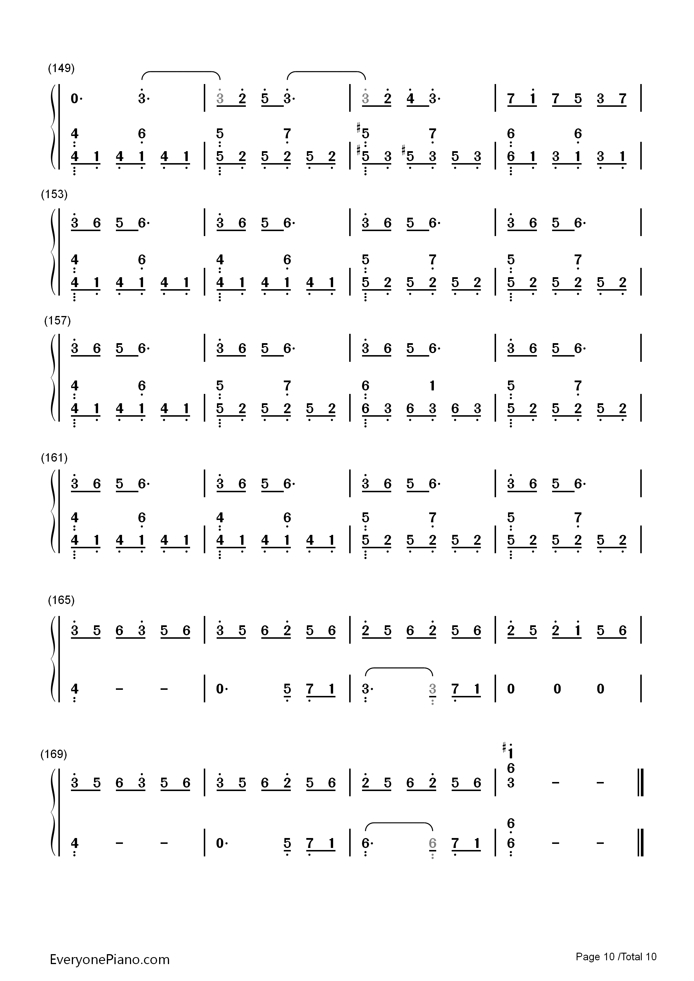 あなたがいた森(曾有你的森林)钢琴简谱_树海演唱