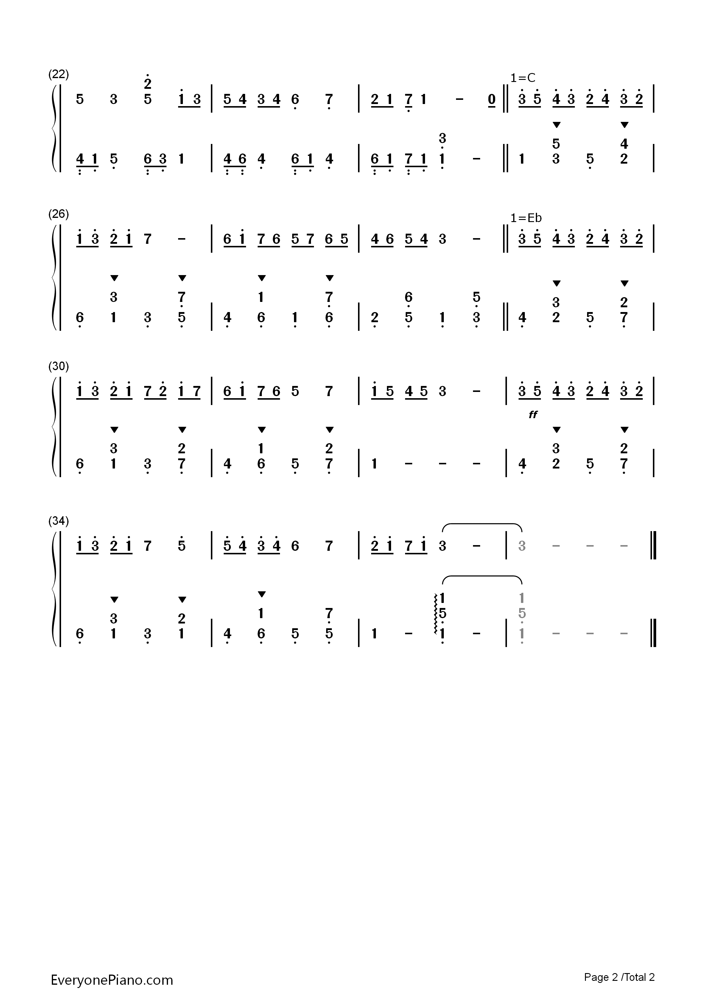 耻じらい钢琴简谱_未知演唱