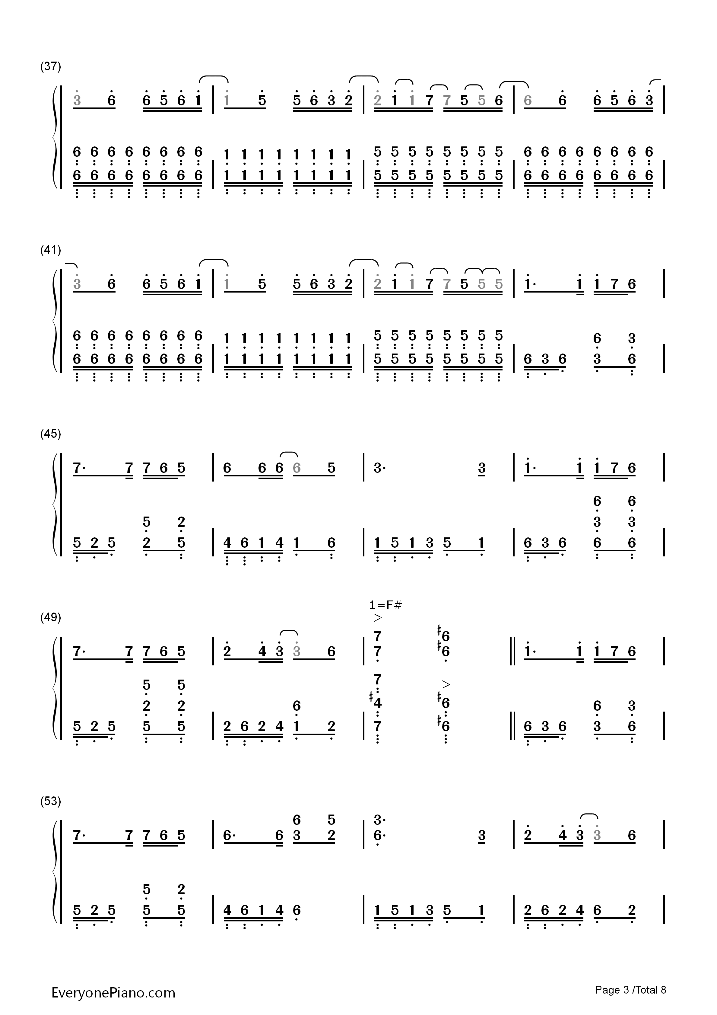 Nemo钢琴简谱_Nightwish演唱
