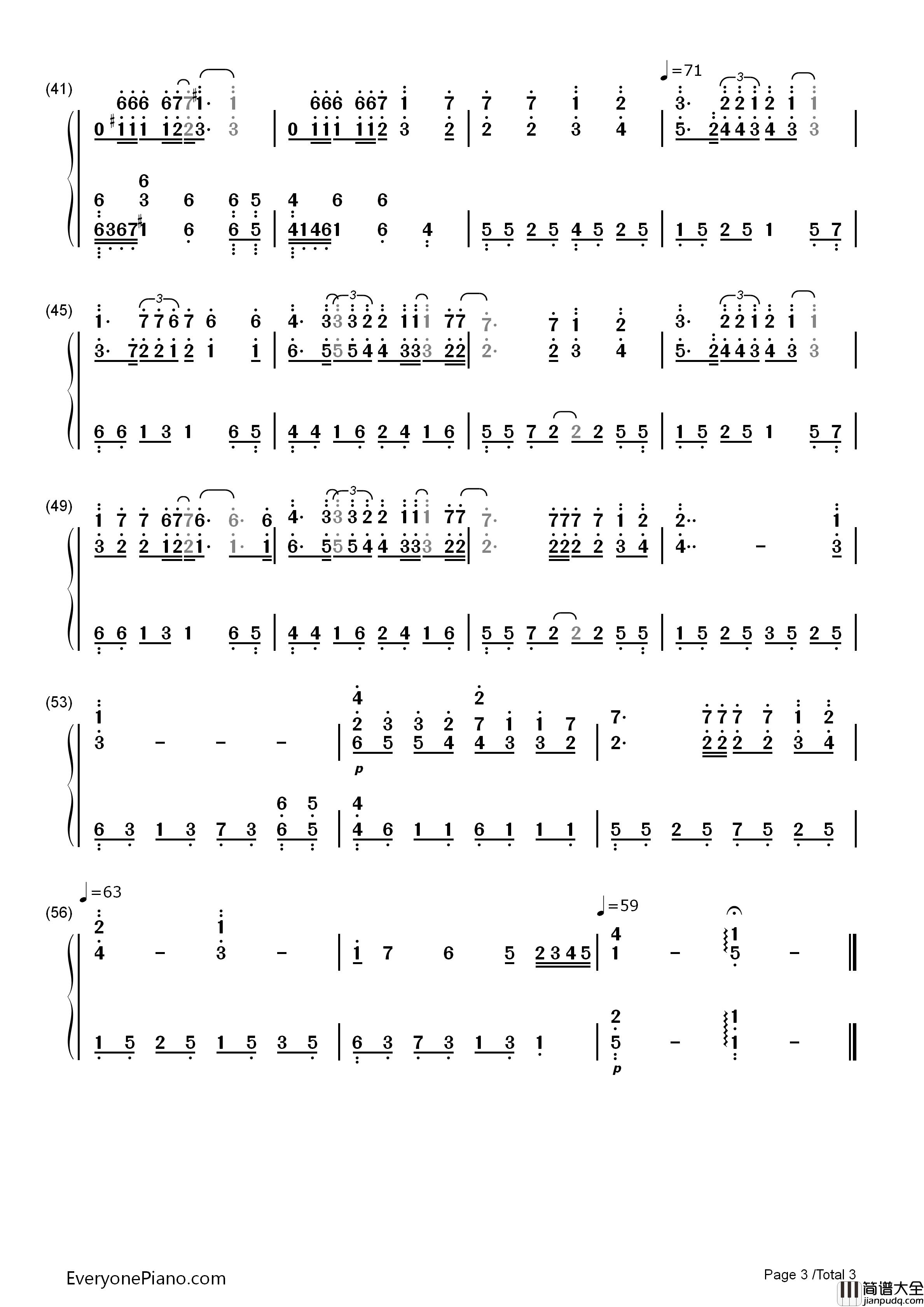 When_You_Tell_Me_That_You_Love_Me钢琴简谱_Westlife演唱