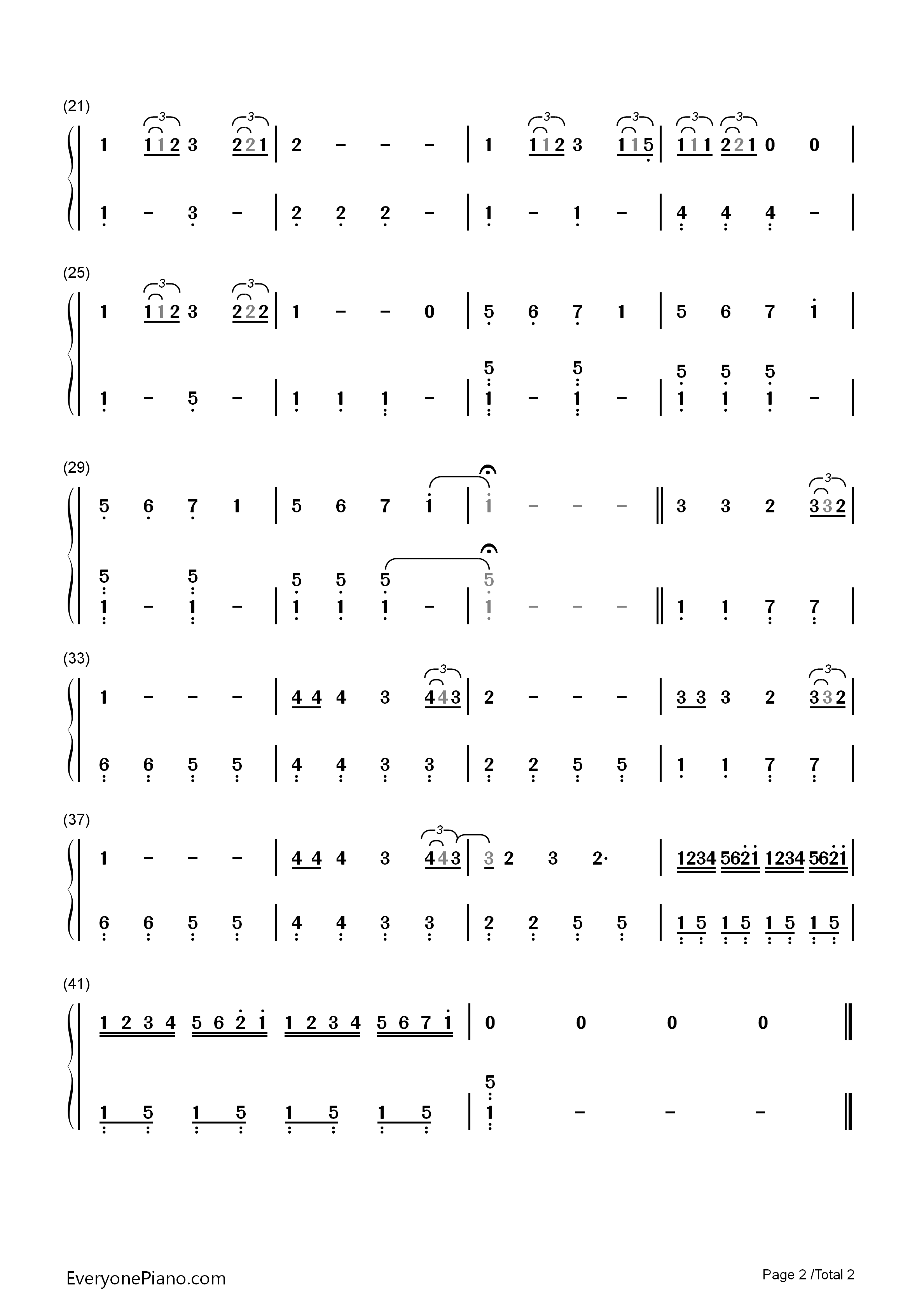 皮卡丘之歌钢琴简谱_大谷育江演唱