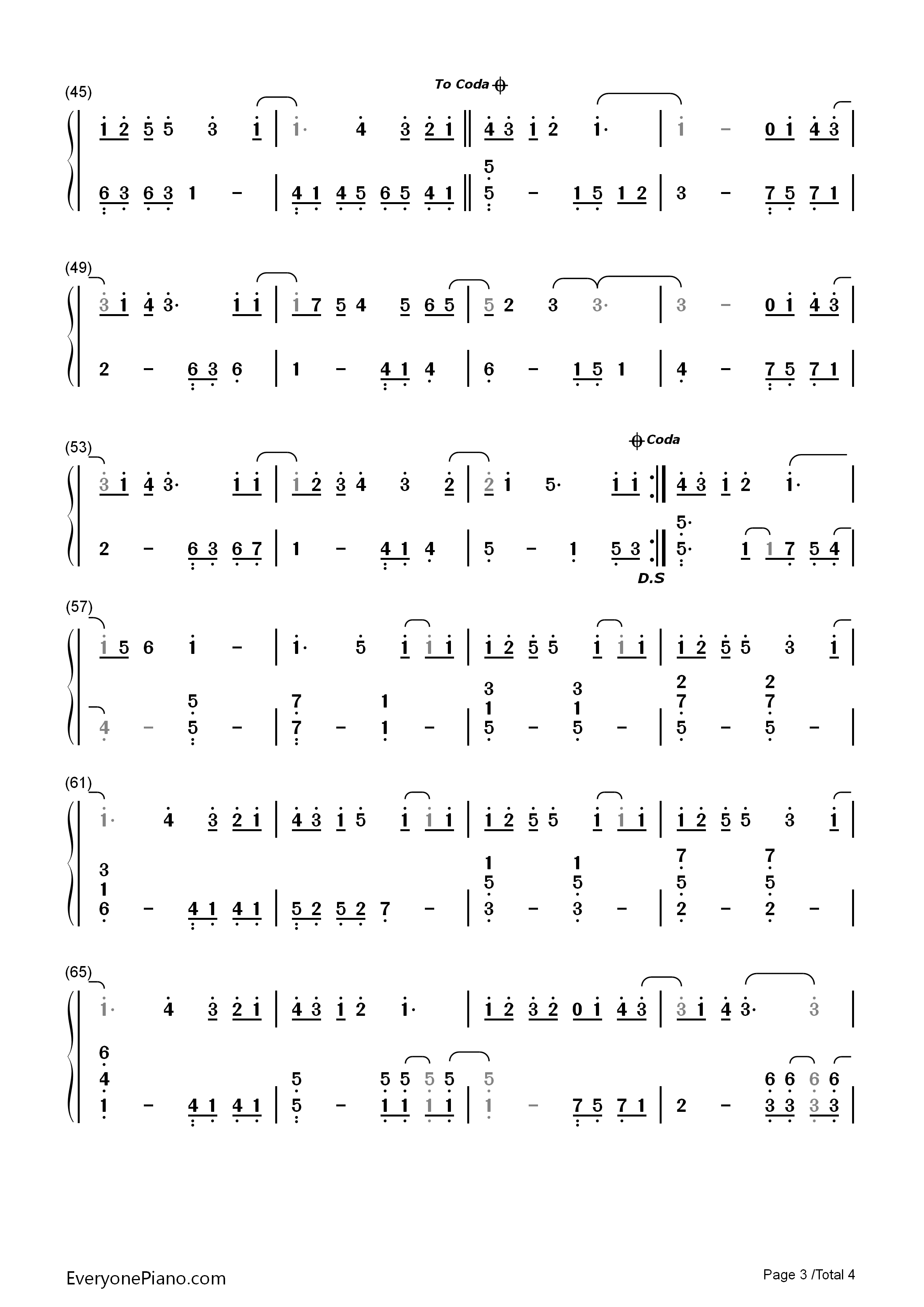 守护家钢琴简谱_TFBoys演唱