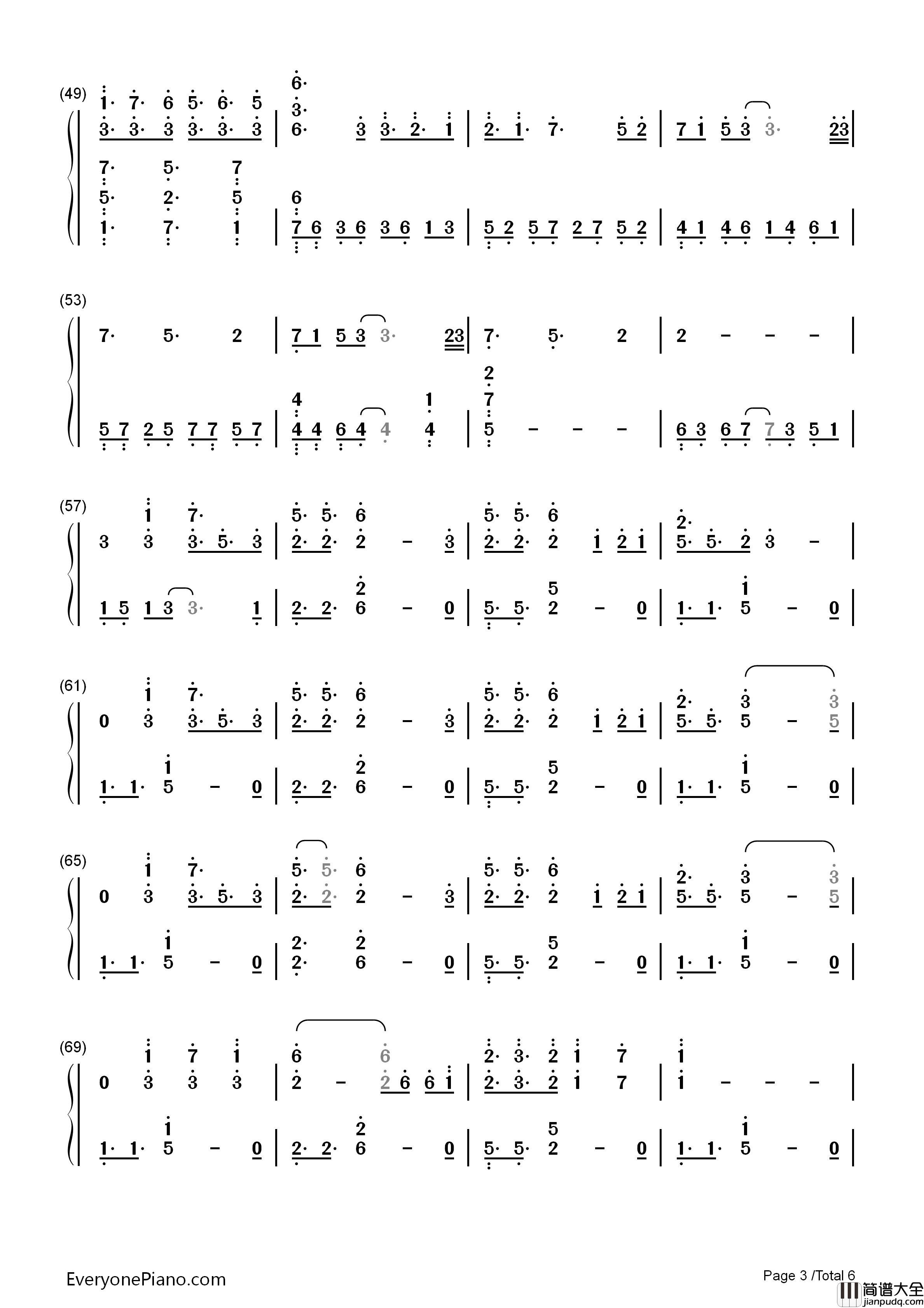 Dear钢琴简谱_初音未来_19's_Sound_Factory演唱