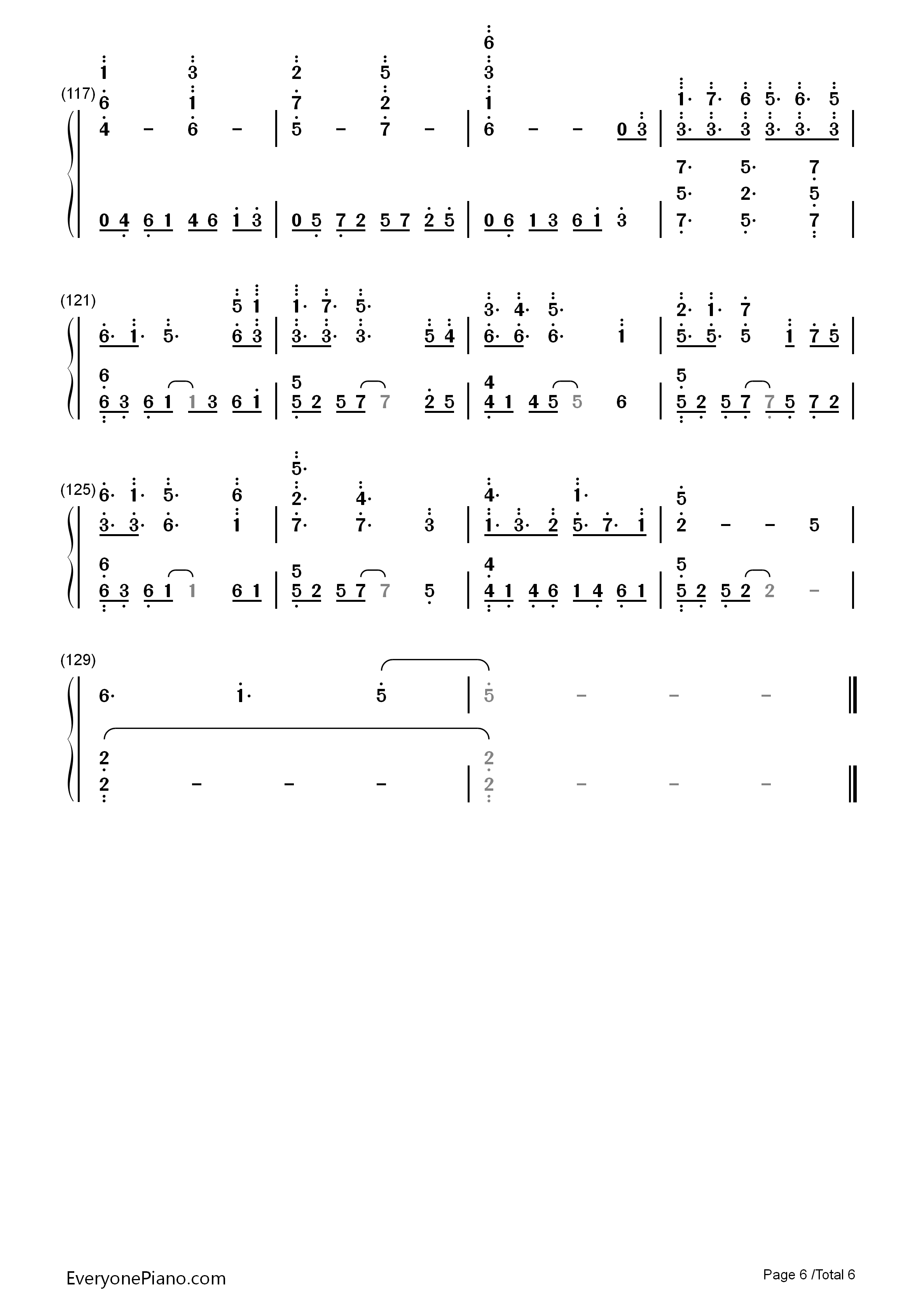 Dear钢琴简谱_初音未来_19's_Sound_Factory演唱