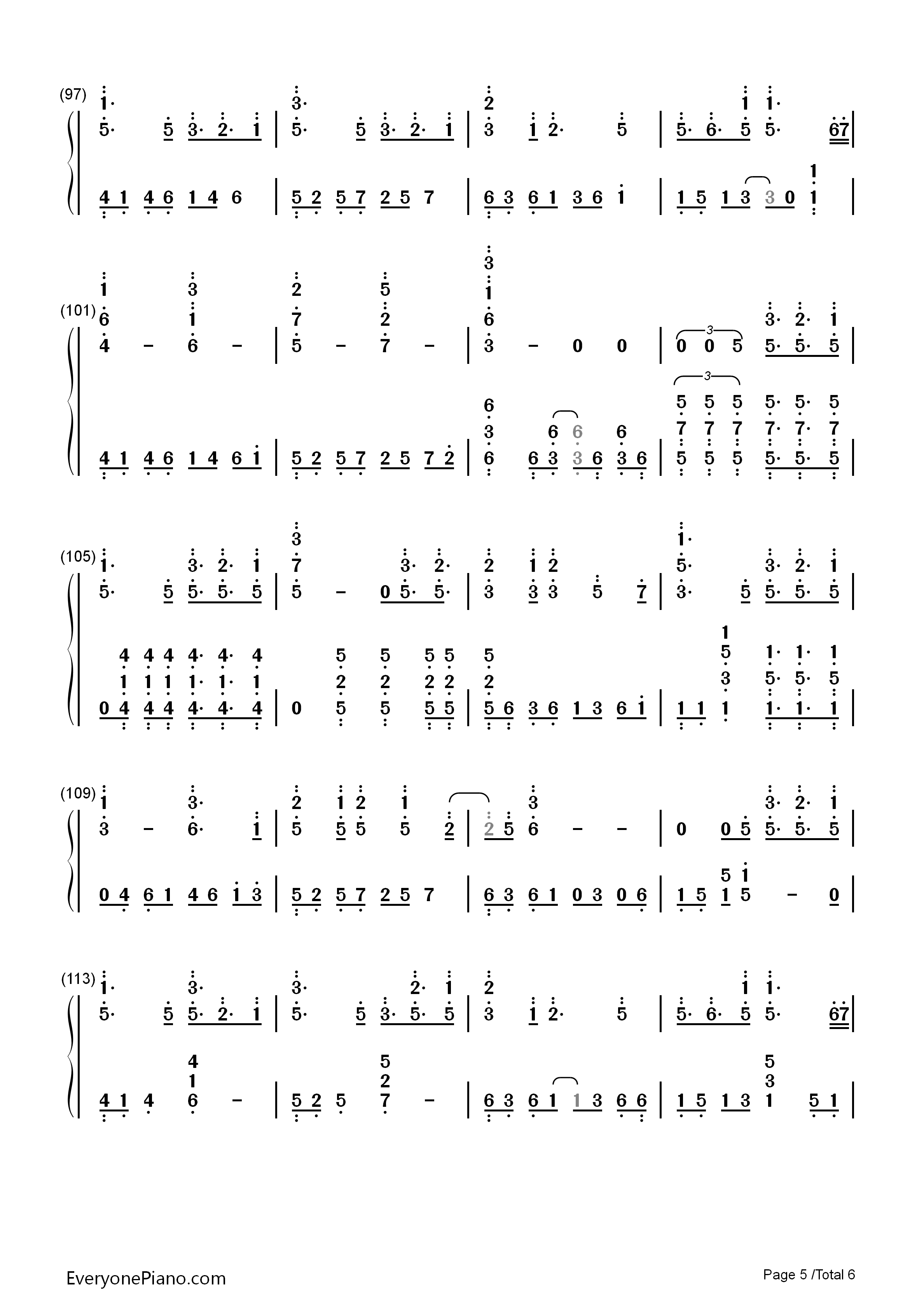 Dear钢琴简谱_初音未来_19's_Sound_Factory演唱