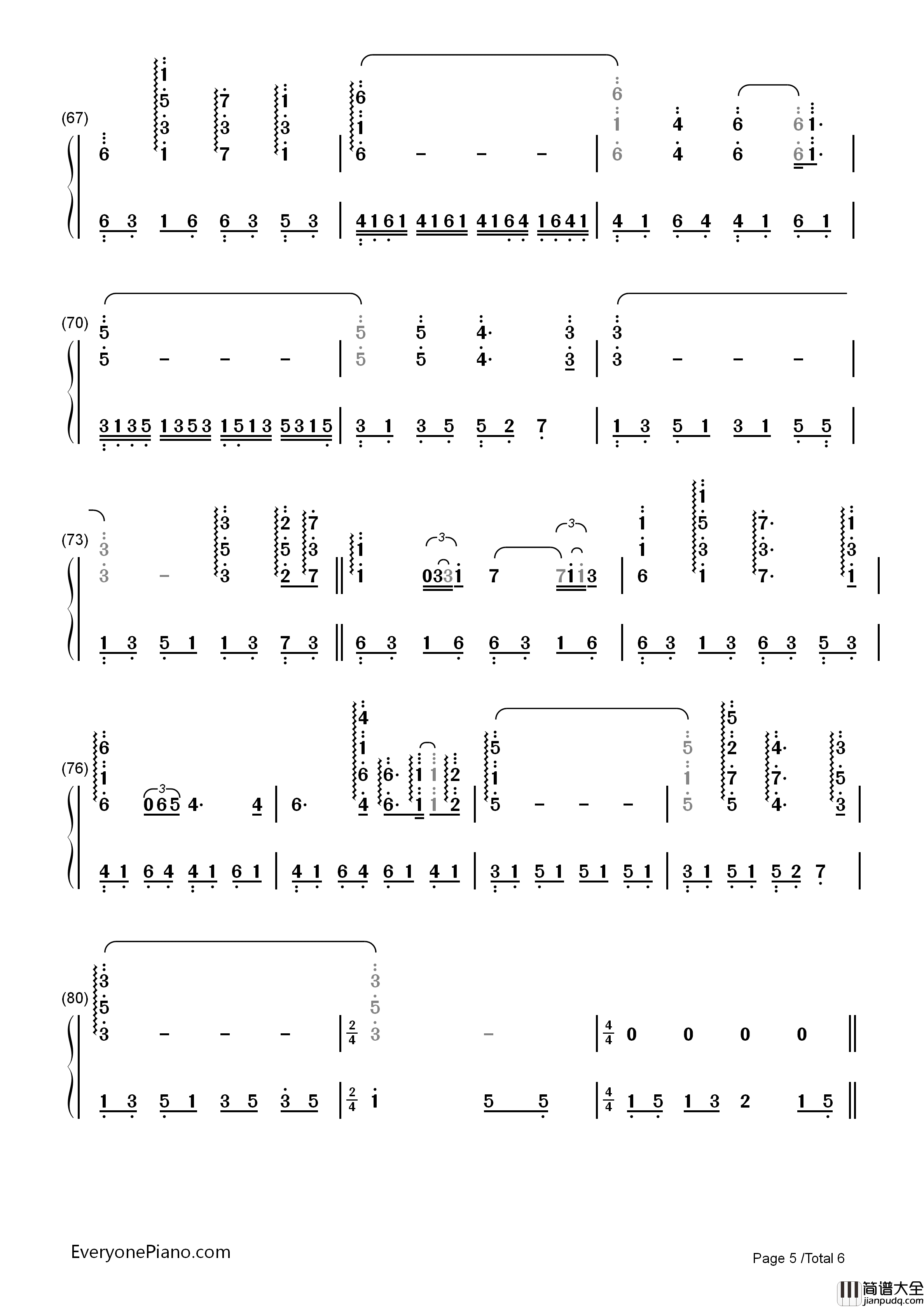 Gracefully钢琴简谱_Giovanni_Marradi(乔瓦尼)演唱