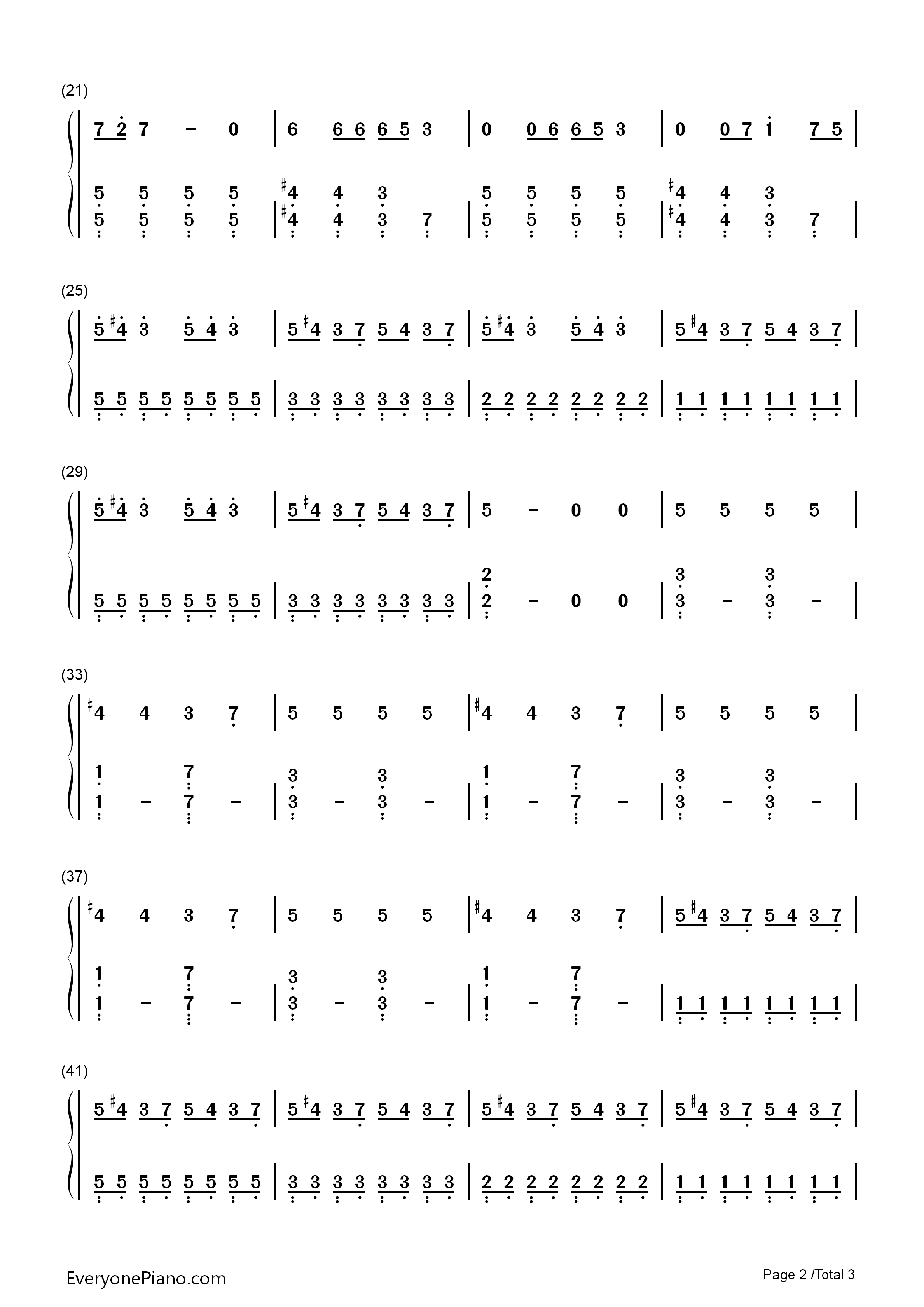 Dark_Horse钢琴简谱_Katy_Perry演唱