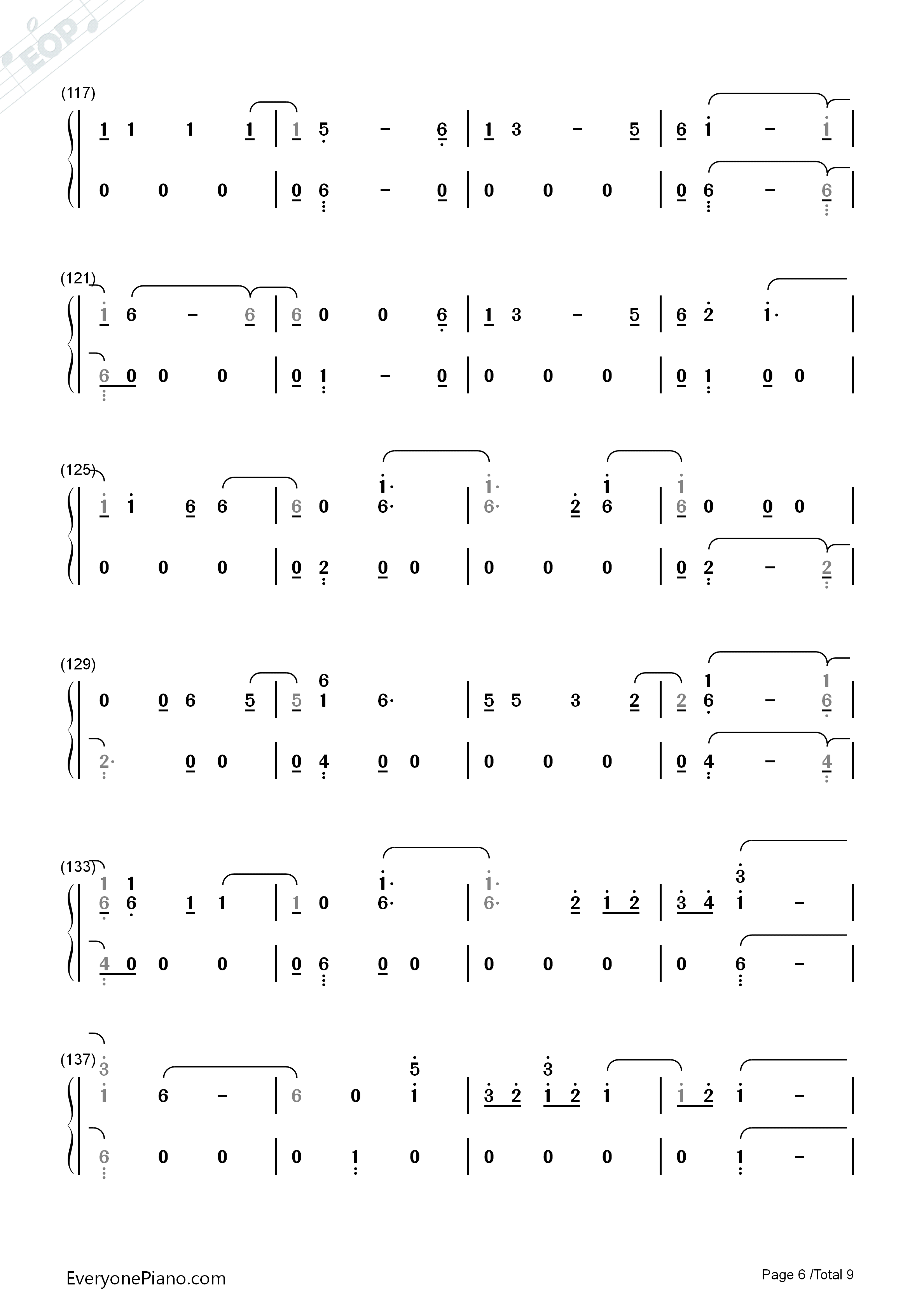 Pray钢琴简谱_Sam_Smith演唱