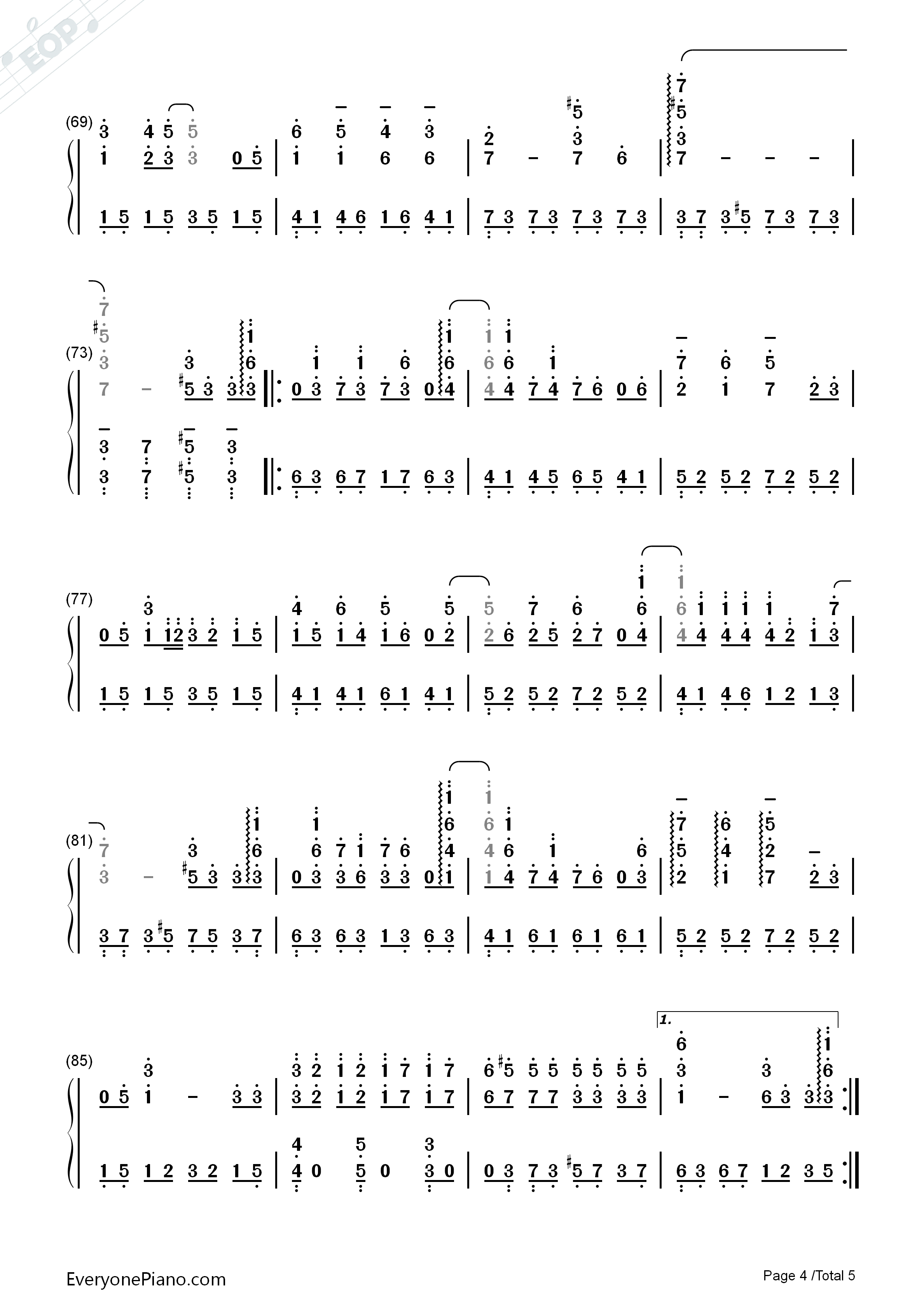 珍珠星的距离钢琴简谱_内田彩演唱