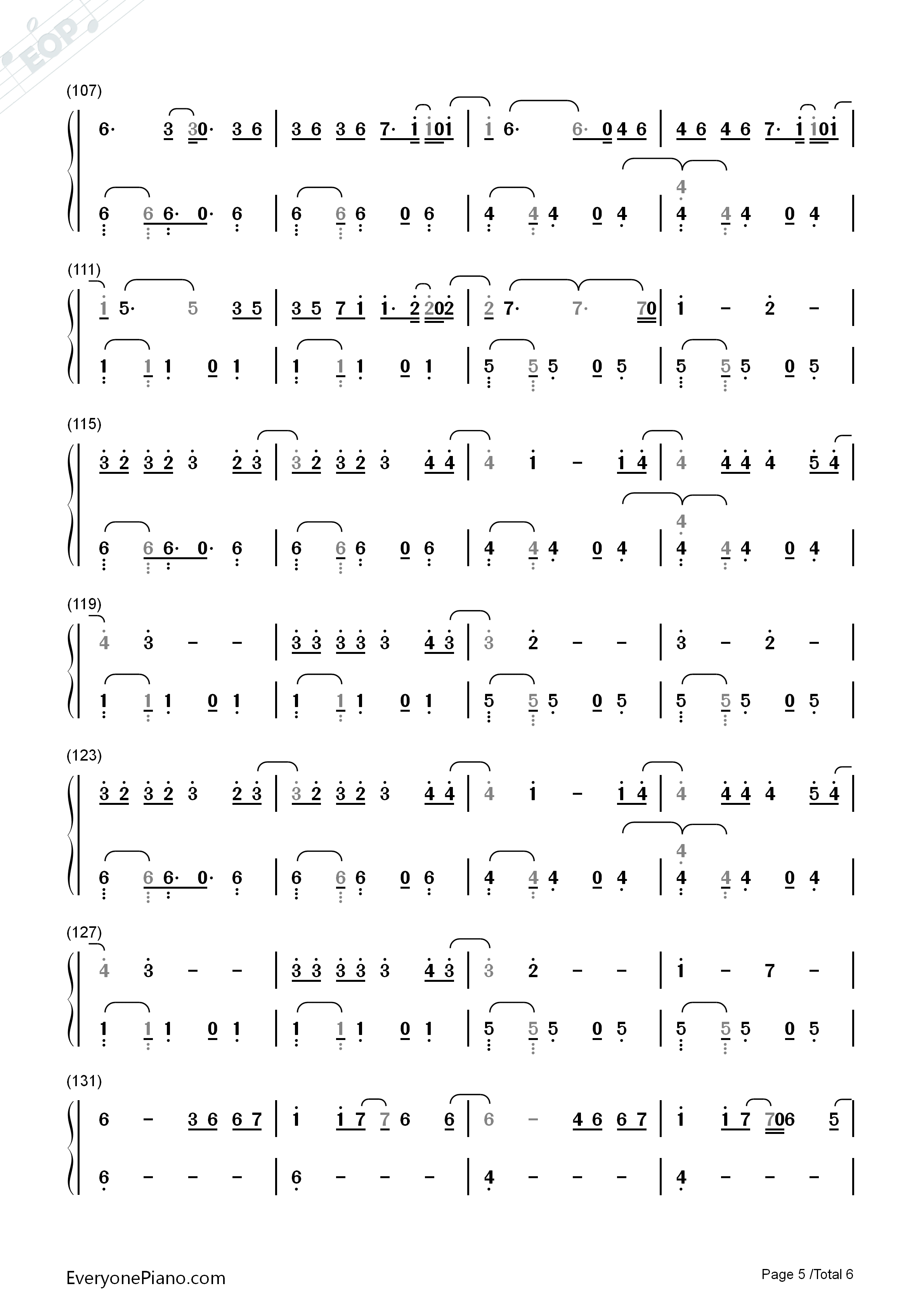 Despacito简单版钢琴简谱_Luis_Fonsi演唱