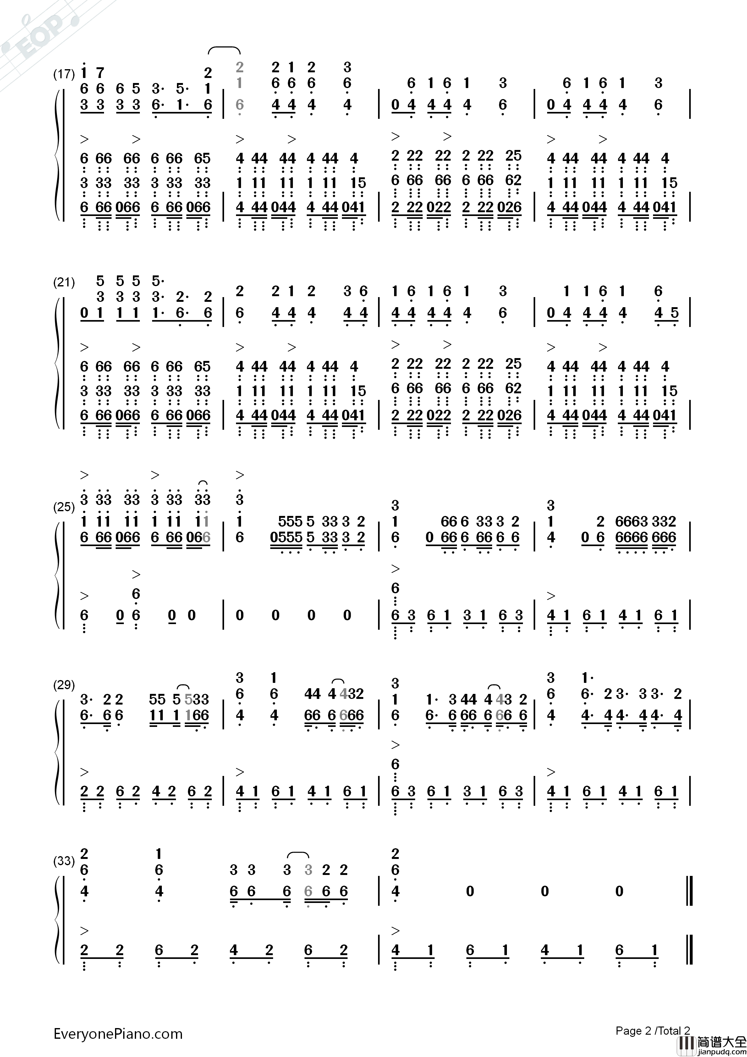 The_Last_of_the_Real_Ones钢琴简谱_Fall_Out_Boy演唱