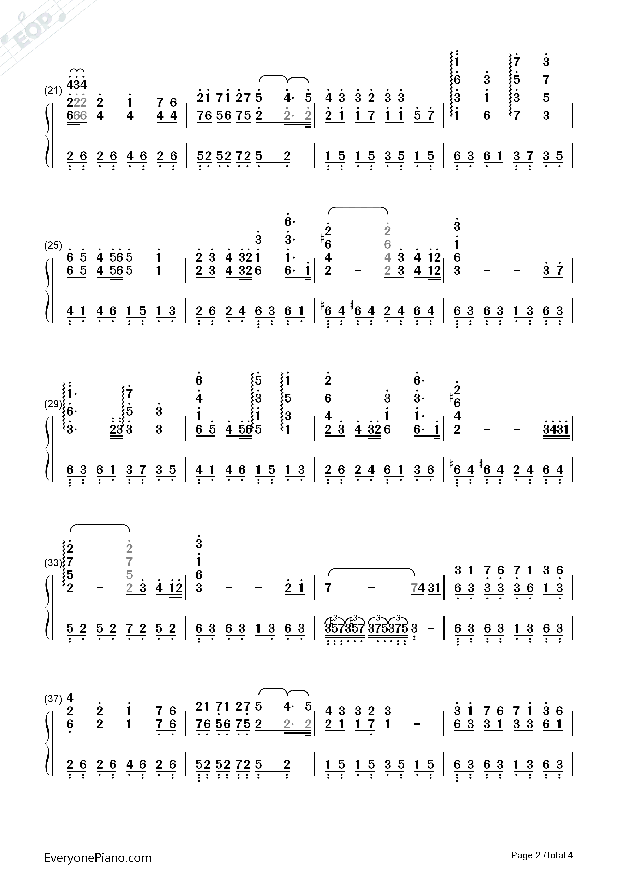 Adagio_in_C_Minor钢琴简谱_雅尼演唱