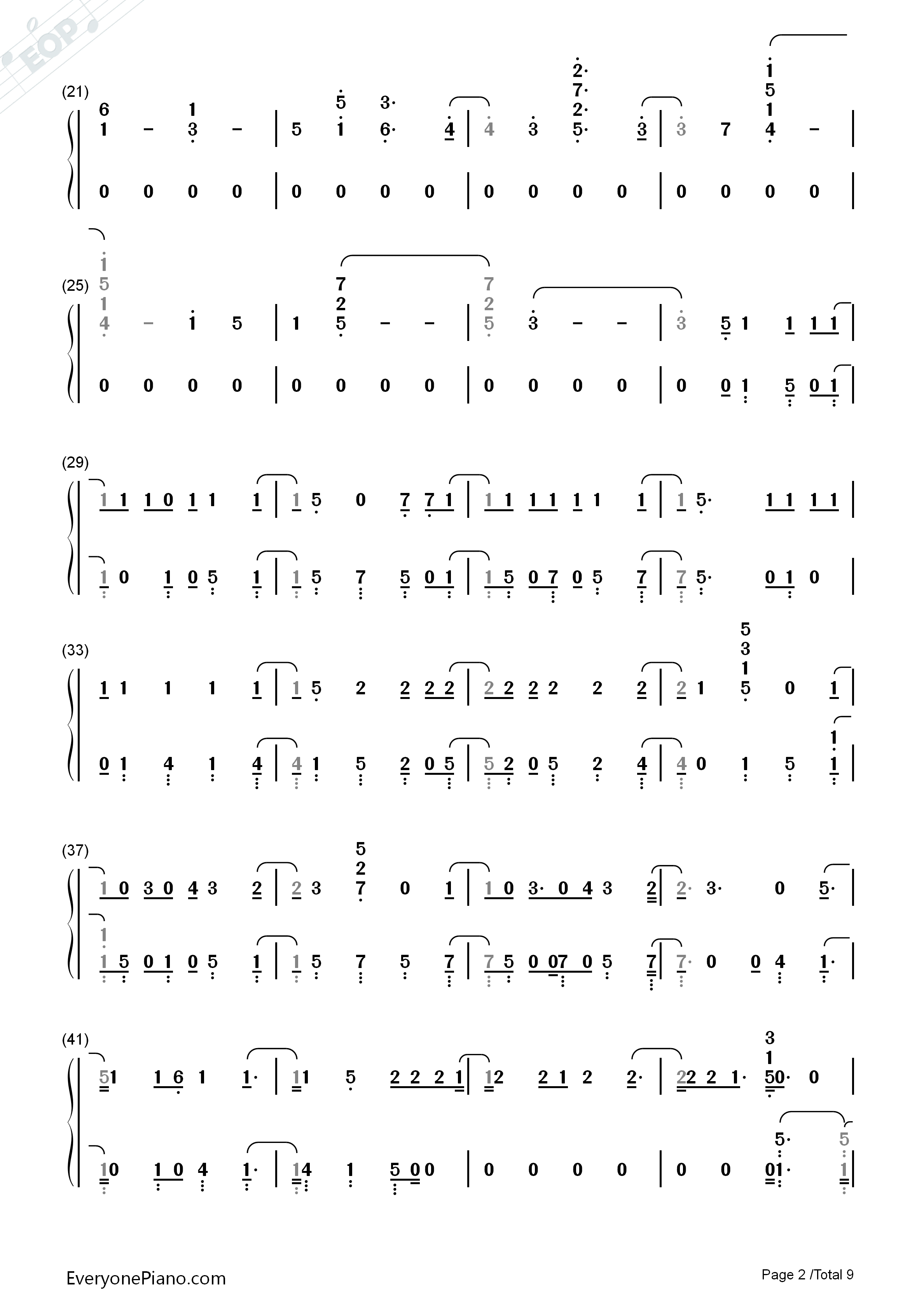 Beautiful_Trauma钢琴简谱_Pink演唱