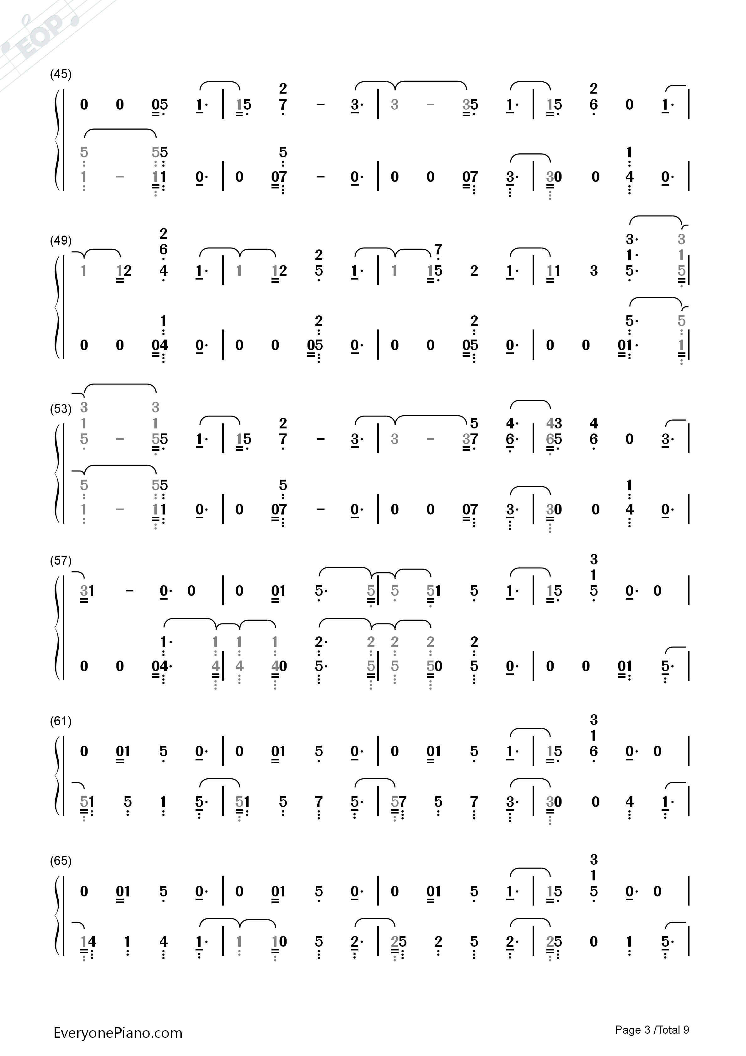 Beautiful_Trauma钢琴简谱_Pink演唱