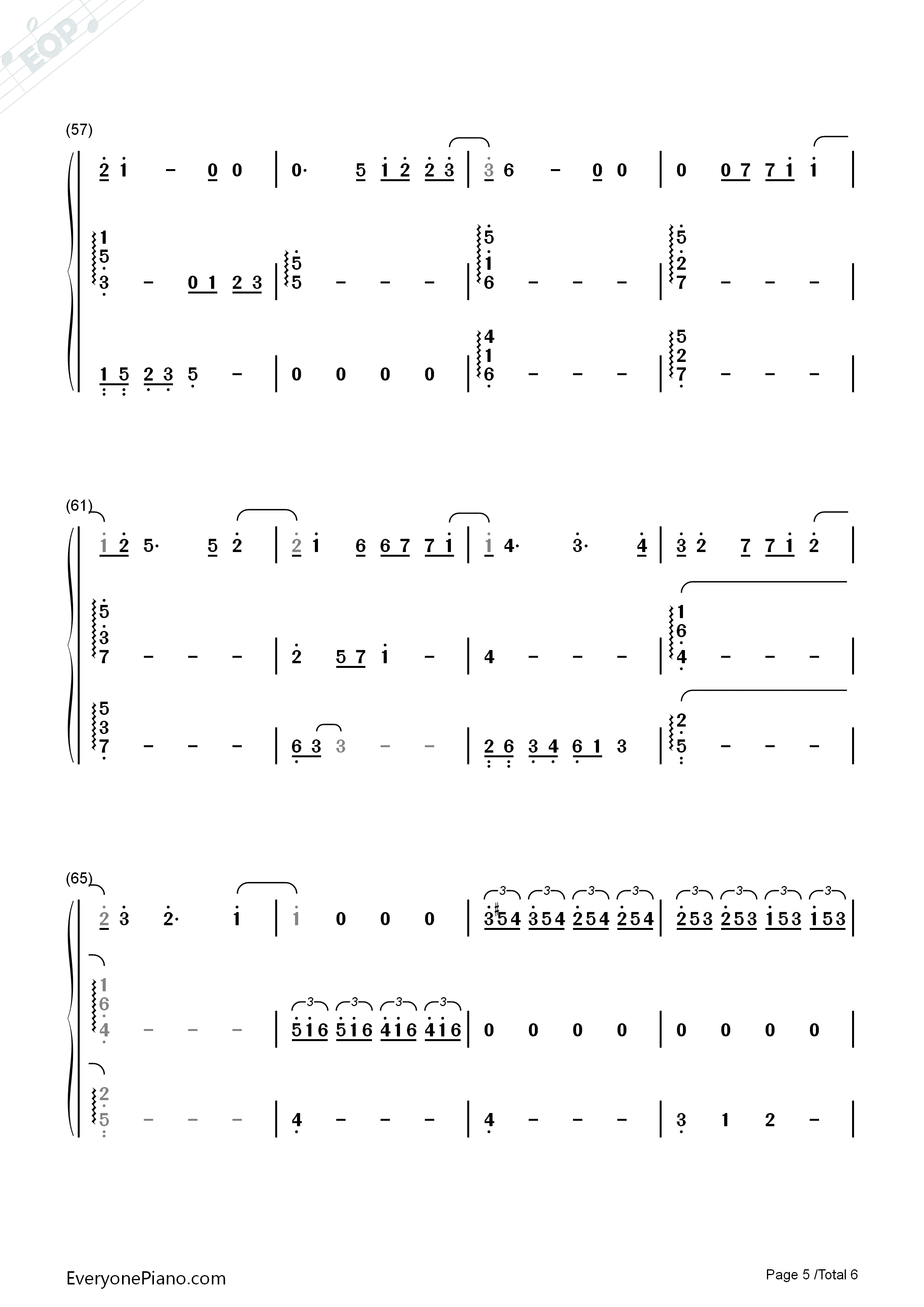 心动钢琴简谱_陈洁仪演唱