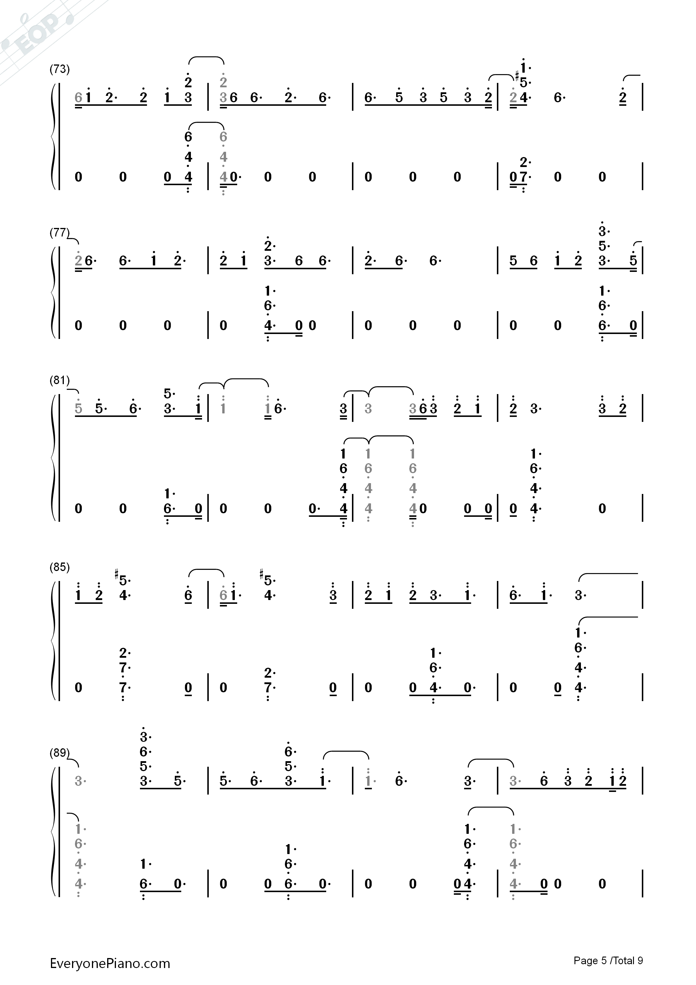Hard_To_Love钢琴简谱_Calvin_Harris演唱