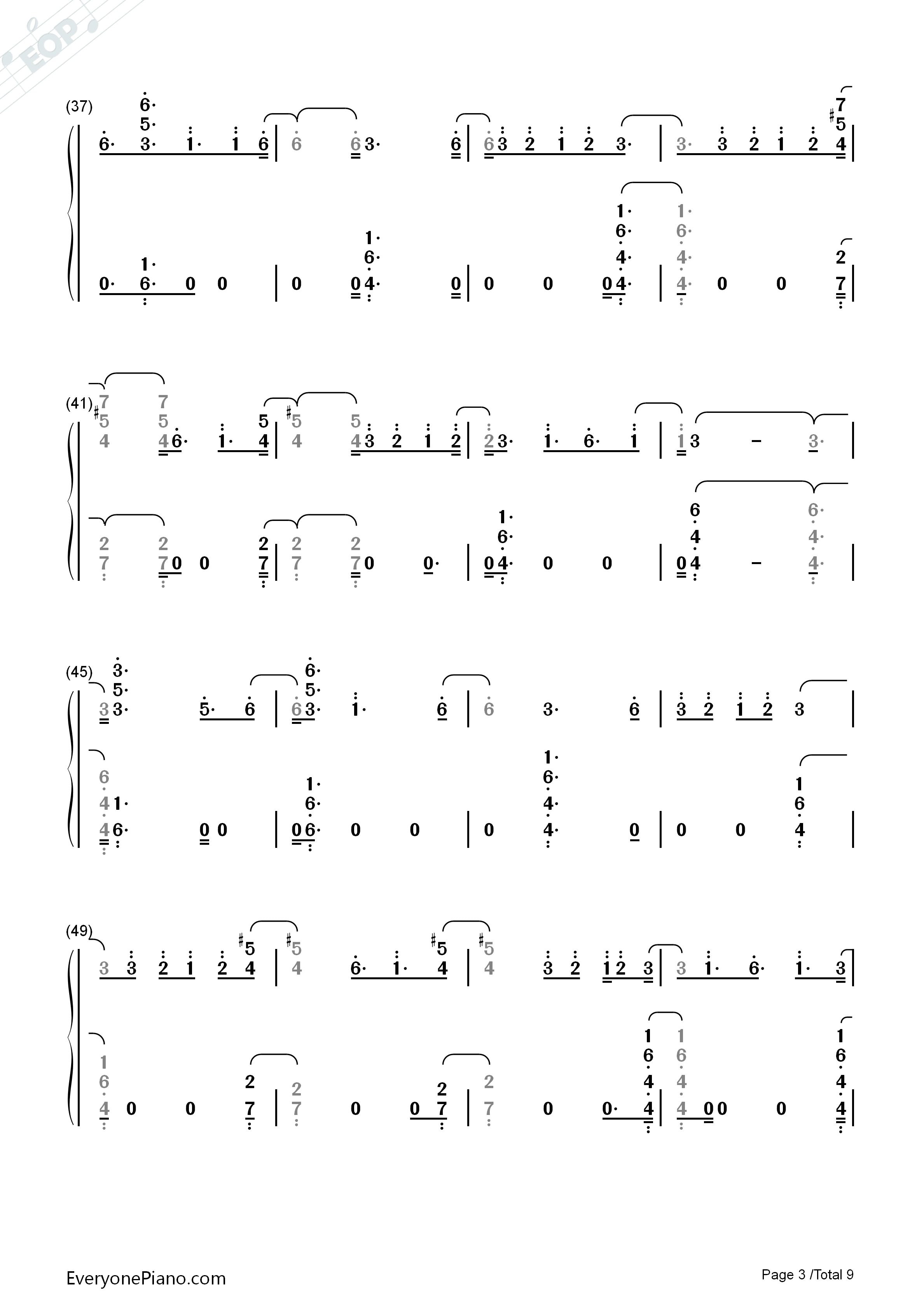 Hard_To_Love钢琴简谱_Calvin_Harris演唱