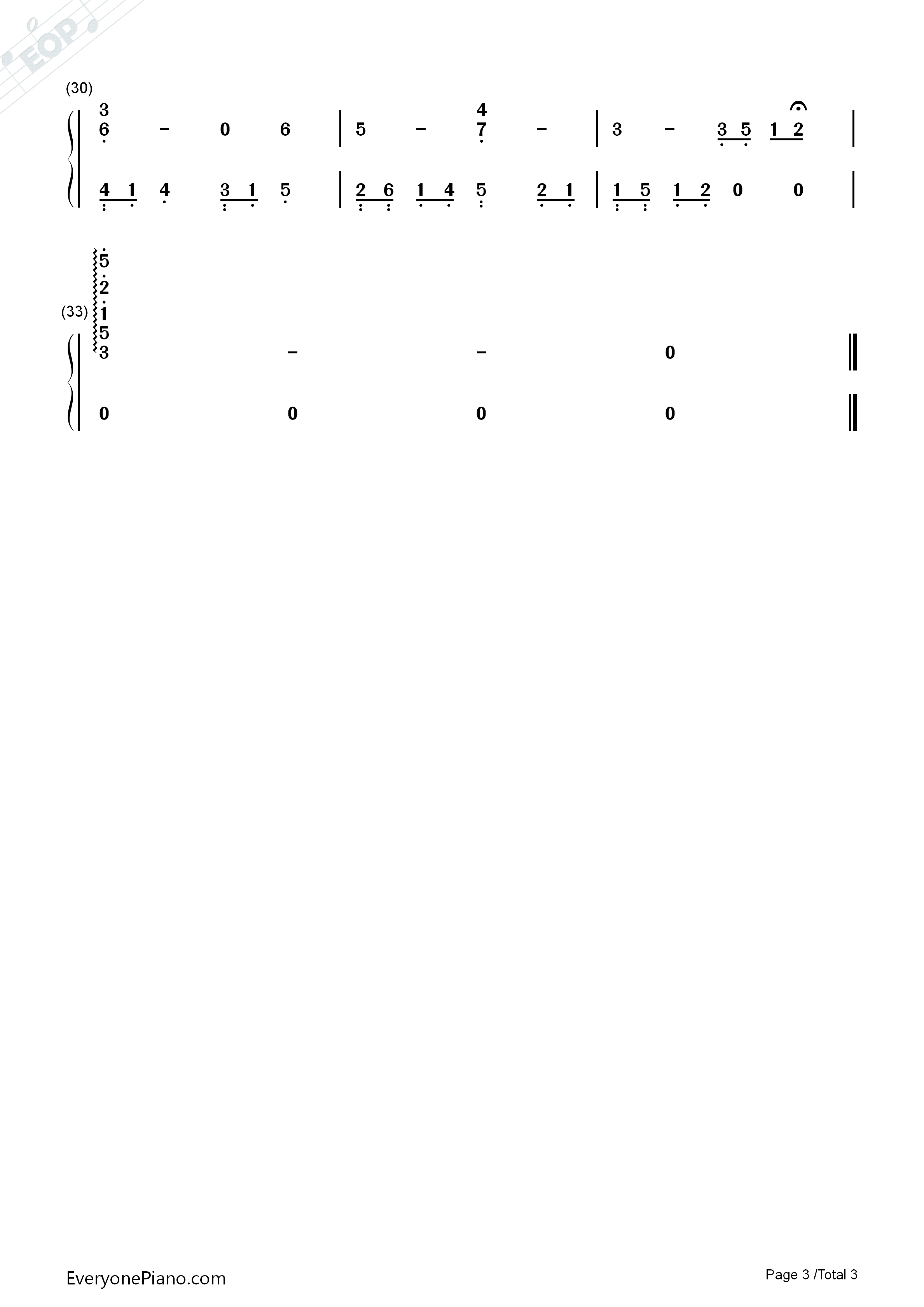 月花_Acoustic_Ver.钢琴简谱_中西亮辅演唱