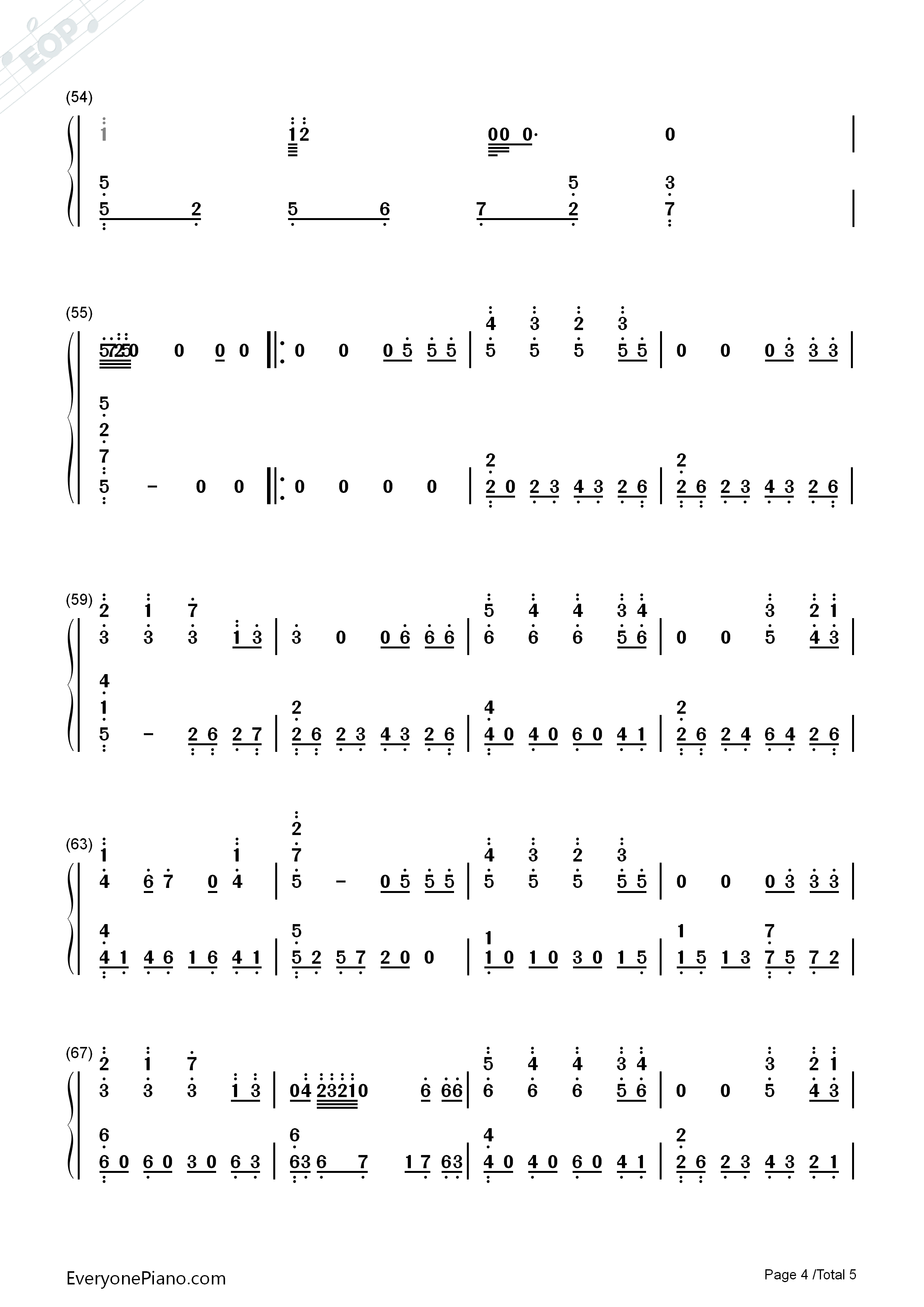 那片海钢琴简谱_韩红演唱