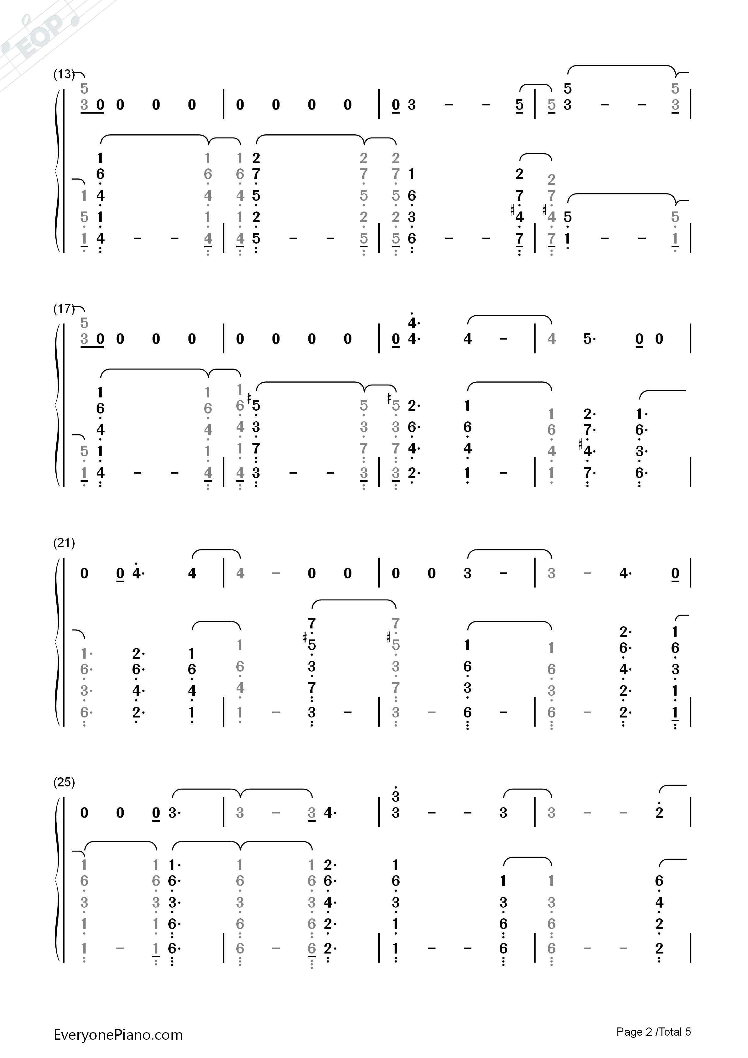 HIM钢琴简谱_Sam_Smith演唱