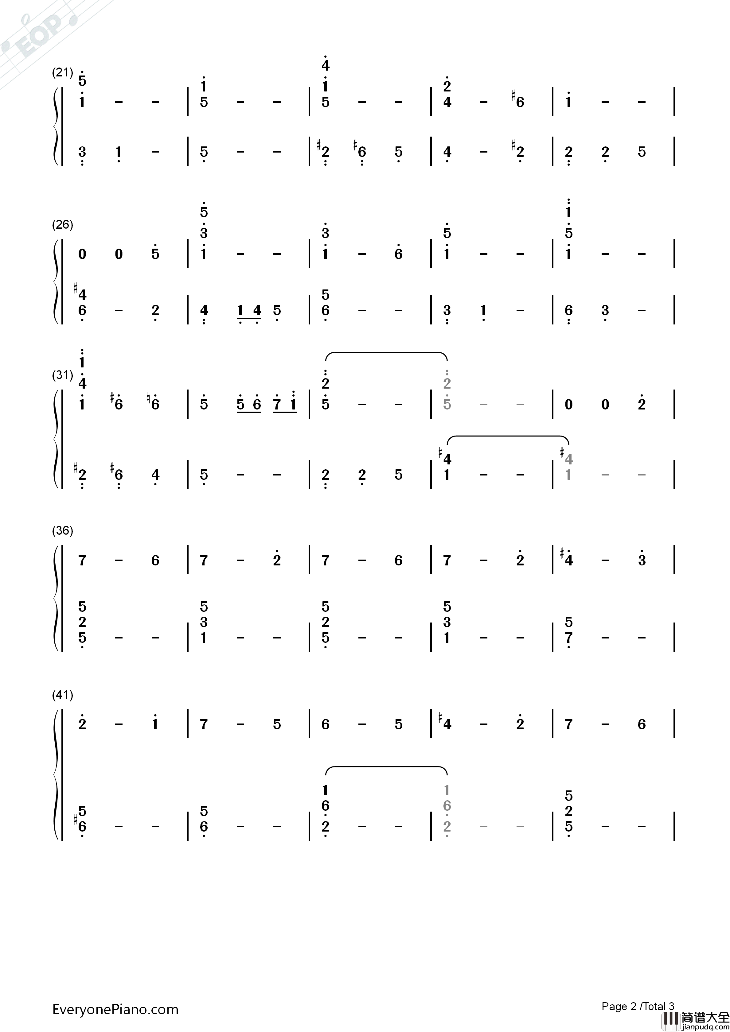 Aryll's_Theme钢琴简谱_近藤浩治演唱