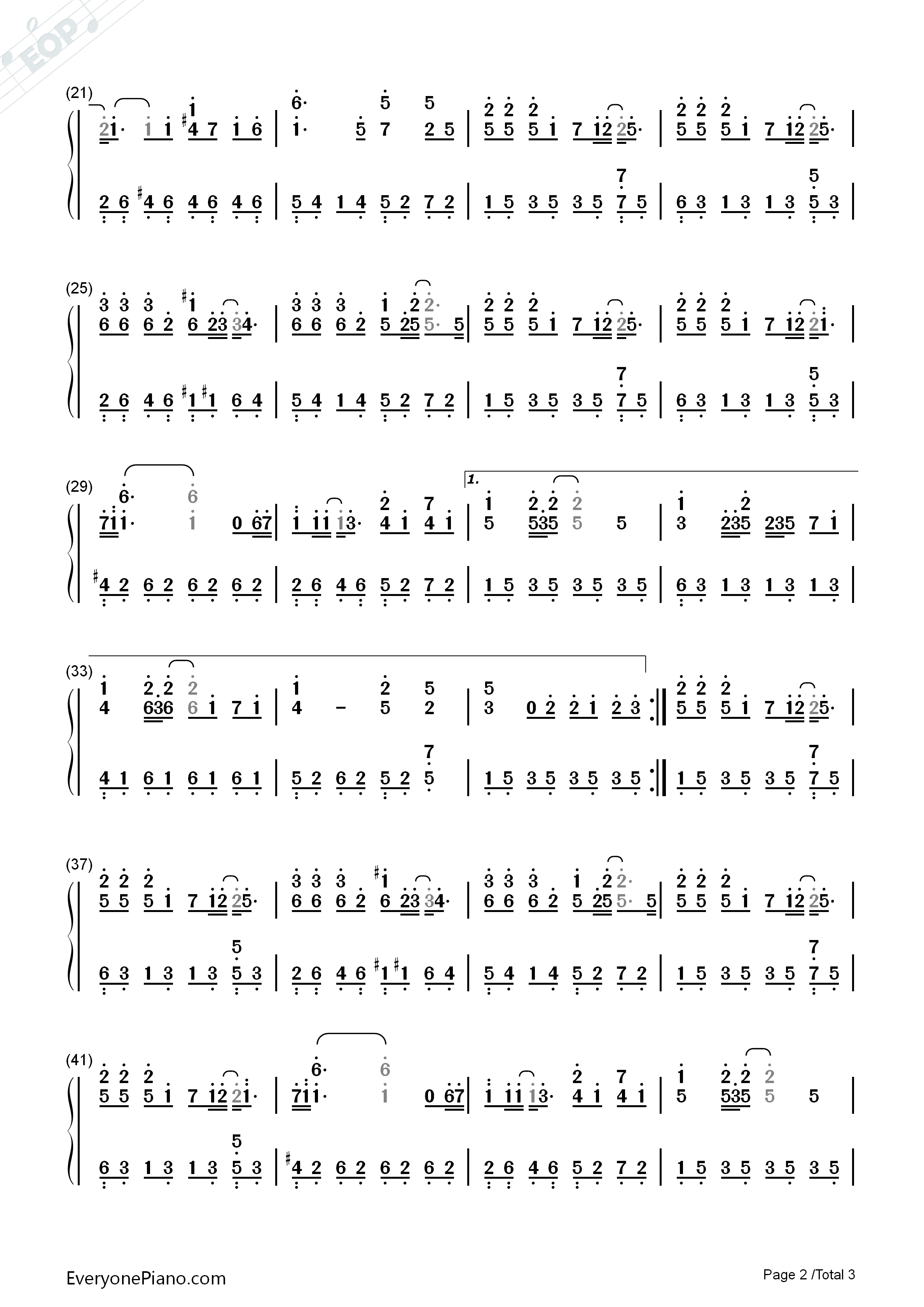 退后钢琴简谱_周杰伦演唱