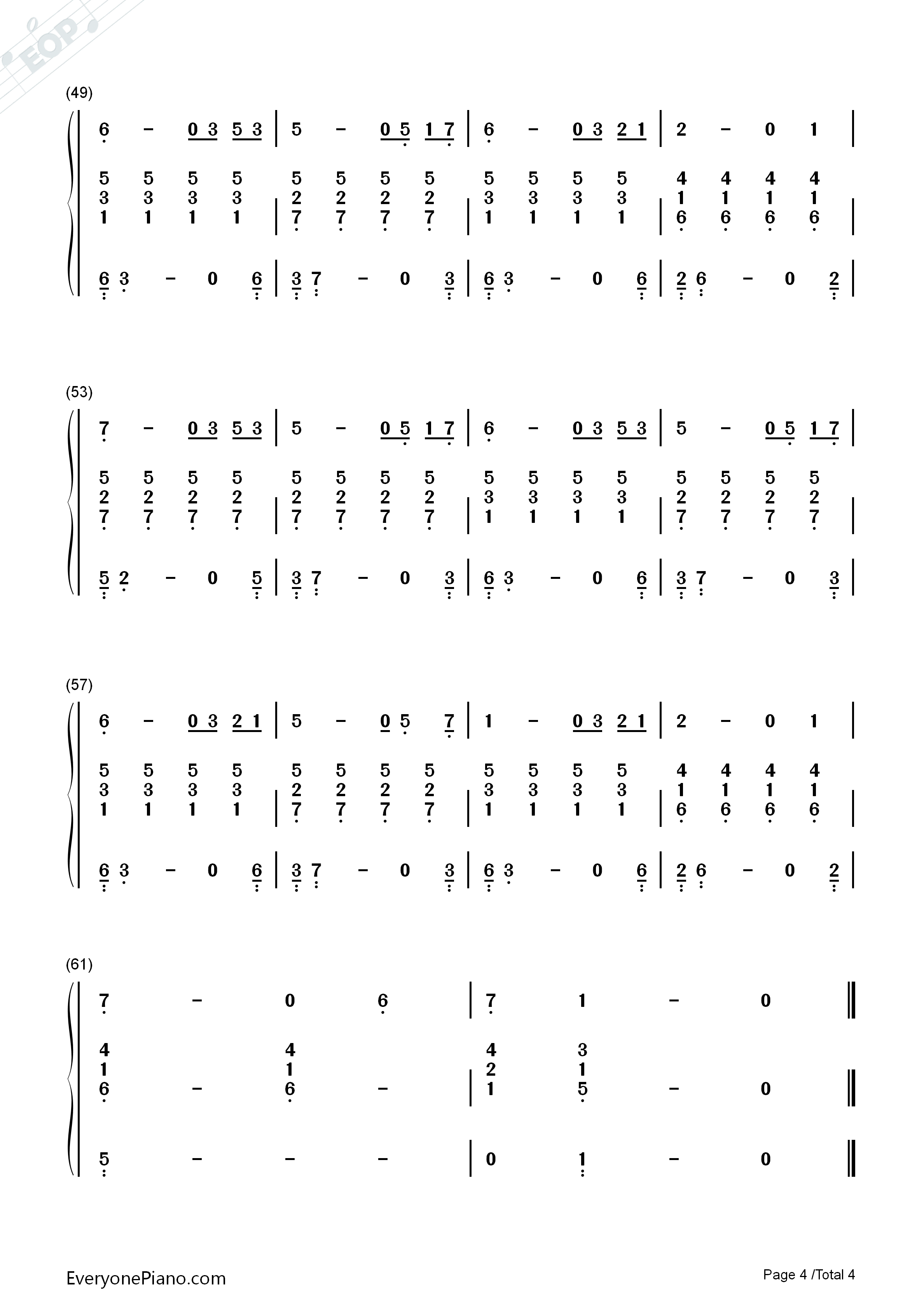 Here_We_Are_Again钢琴简谱_CAGNET演唱