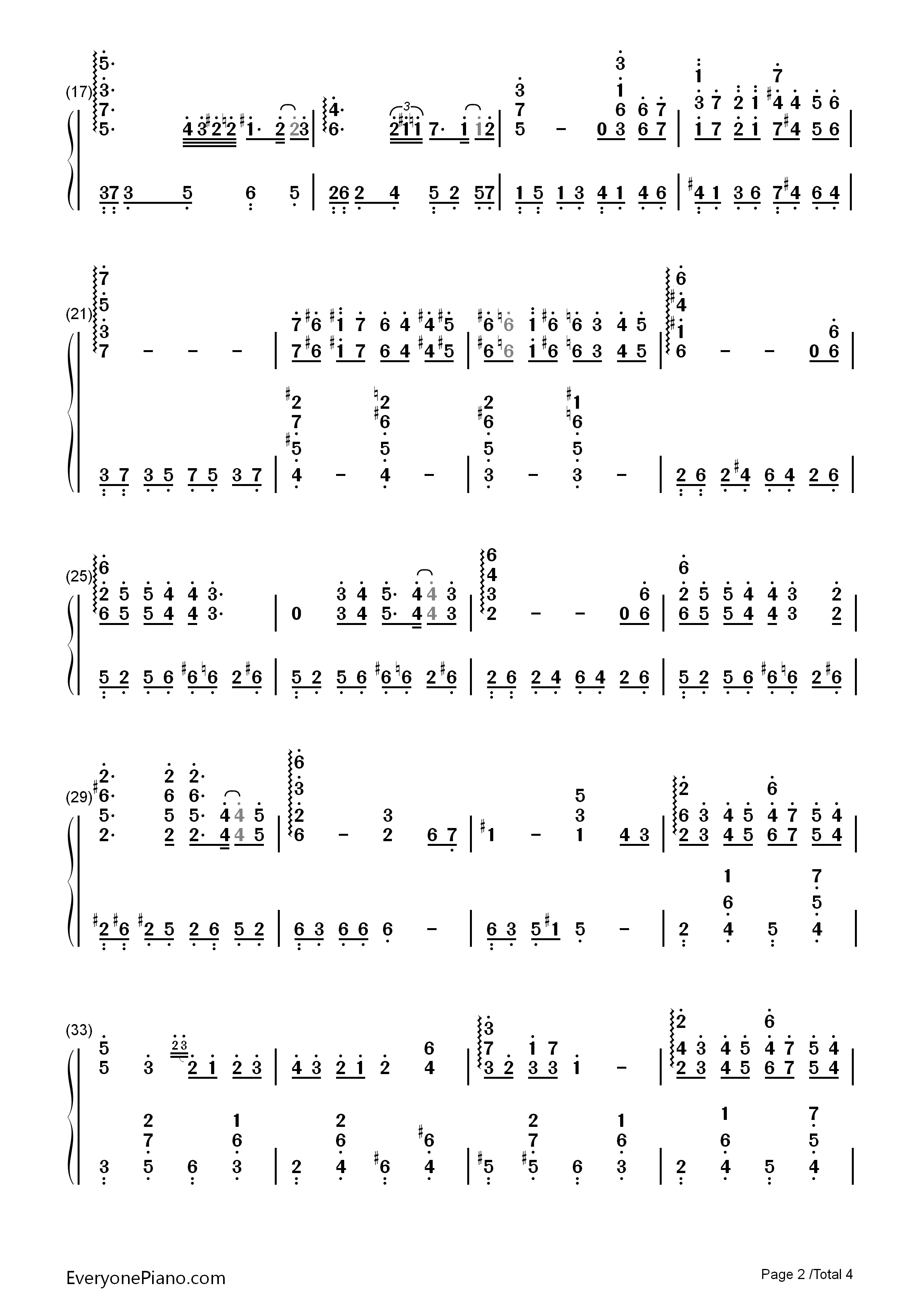 Friends钢琴简谱_久石让演唱