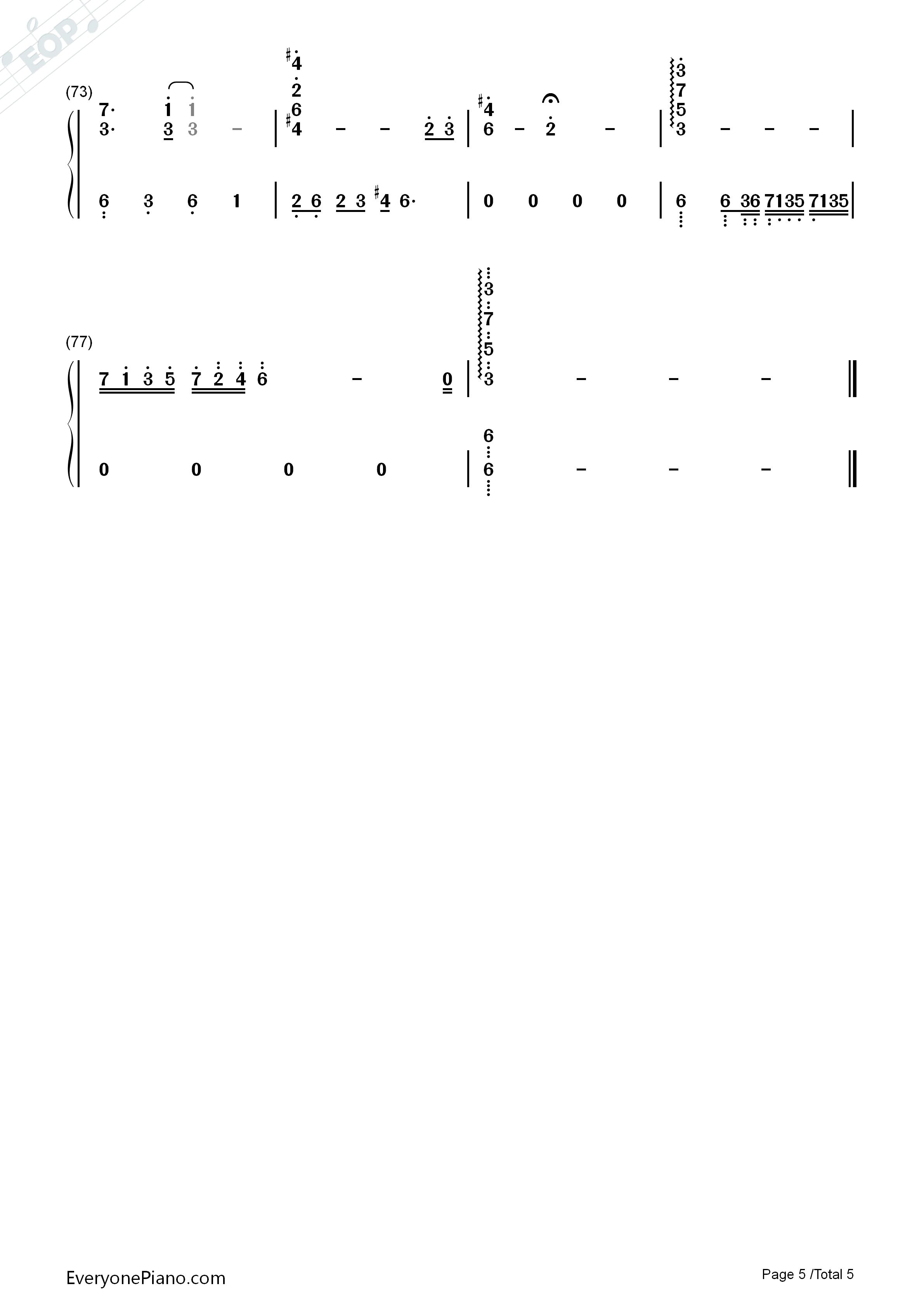 漂洋过海来看你钢琴简谱_刘明湘演唱