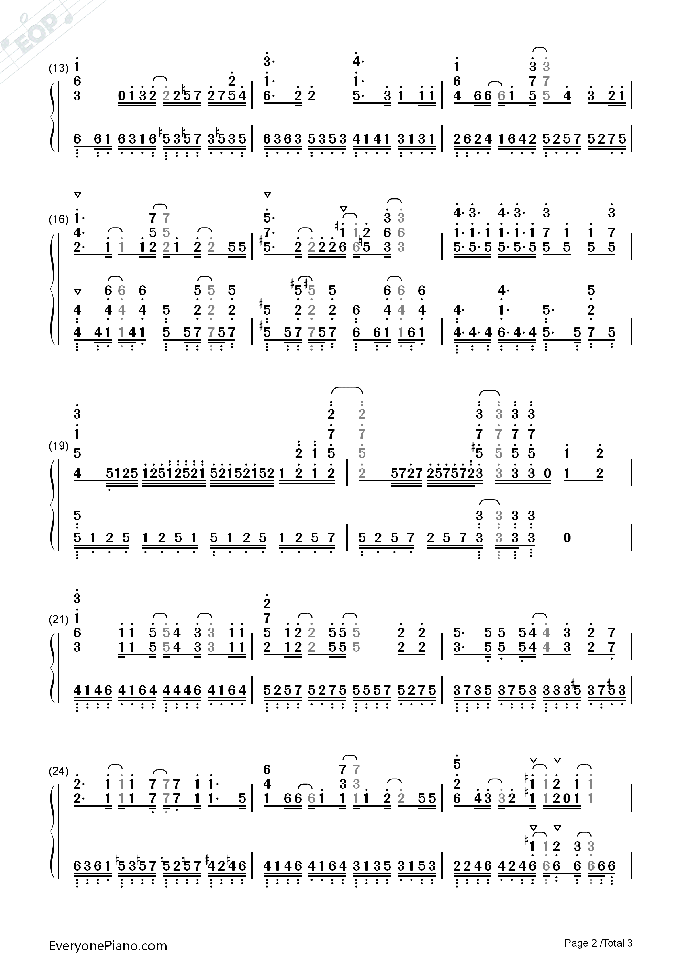 明日の君さえいればいい钢琴简谱_Choucho演唱
