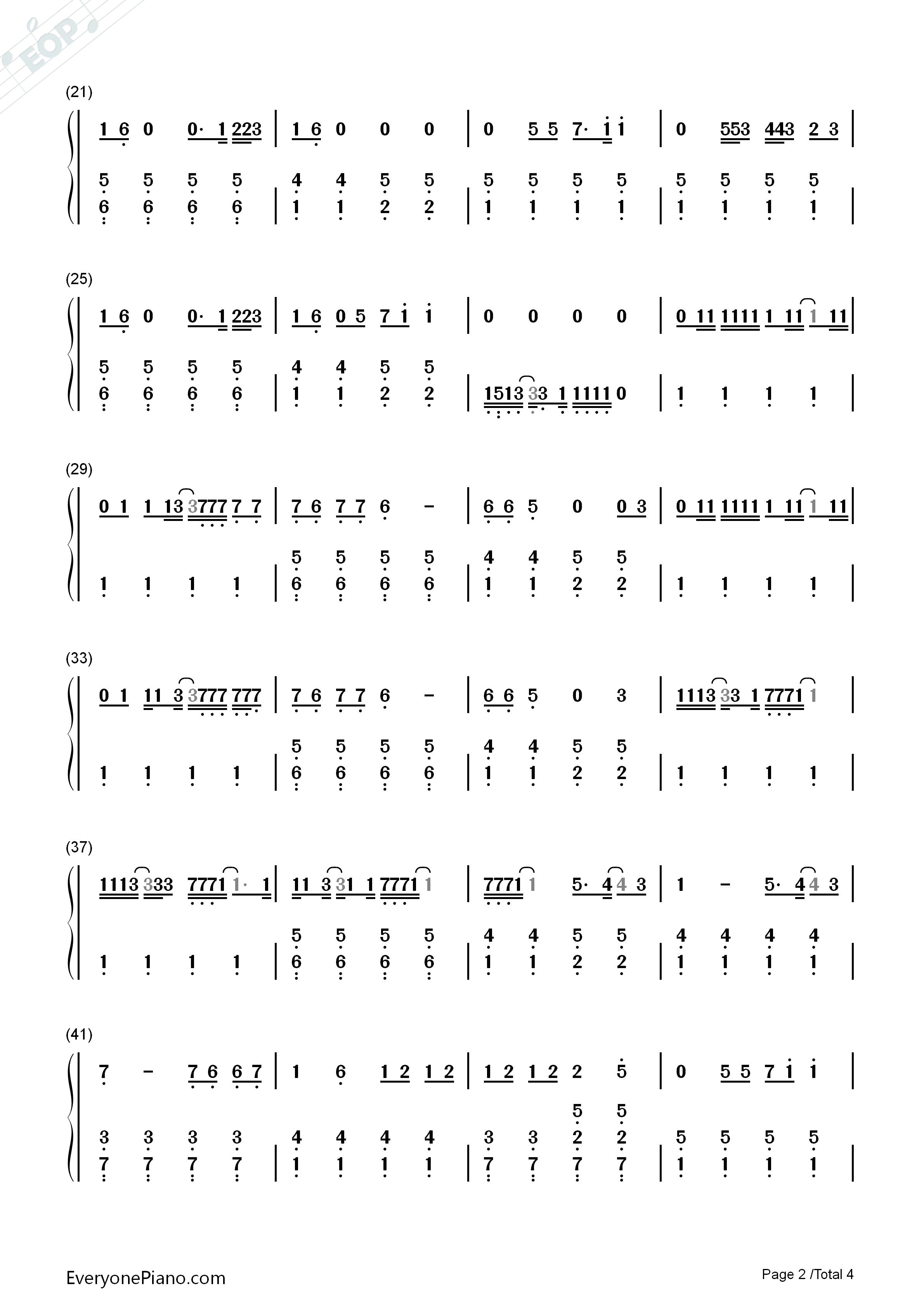 Gorgeous钢琴简谱_Taylor_Swift演唱