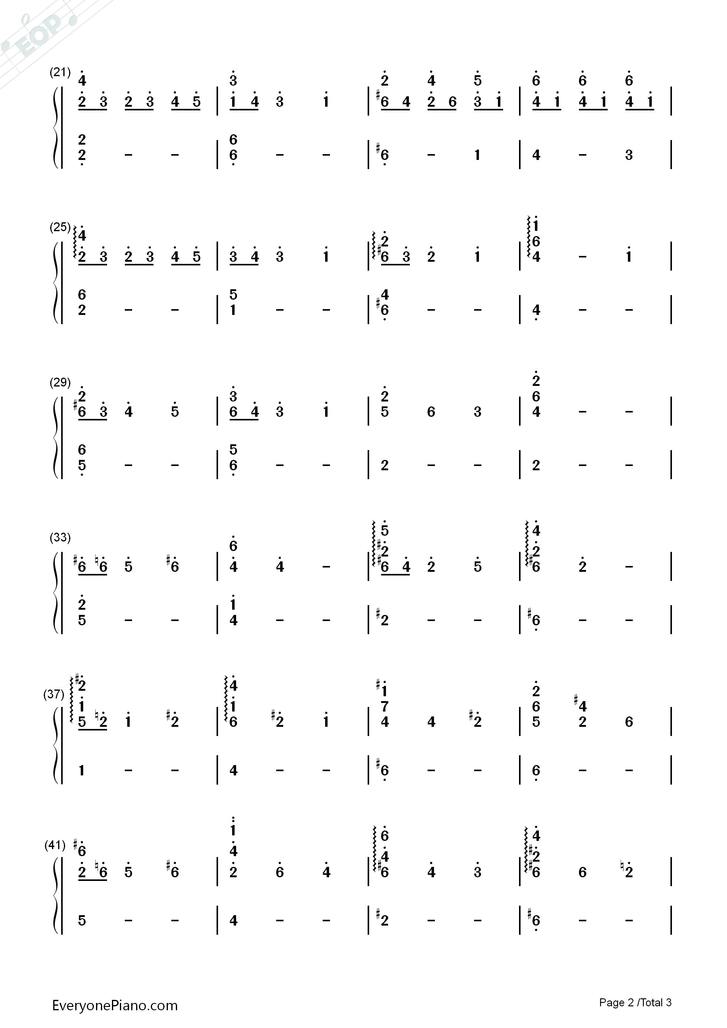 Melody_2钢琴简谱_梶浦由记演唱