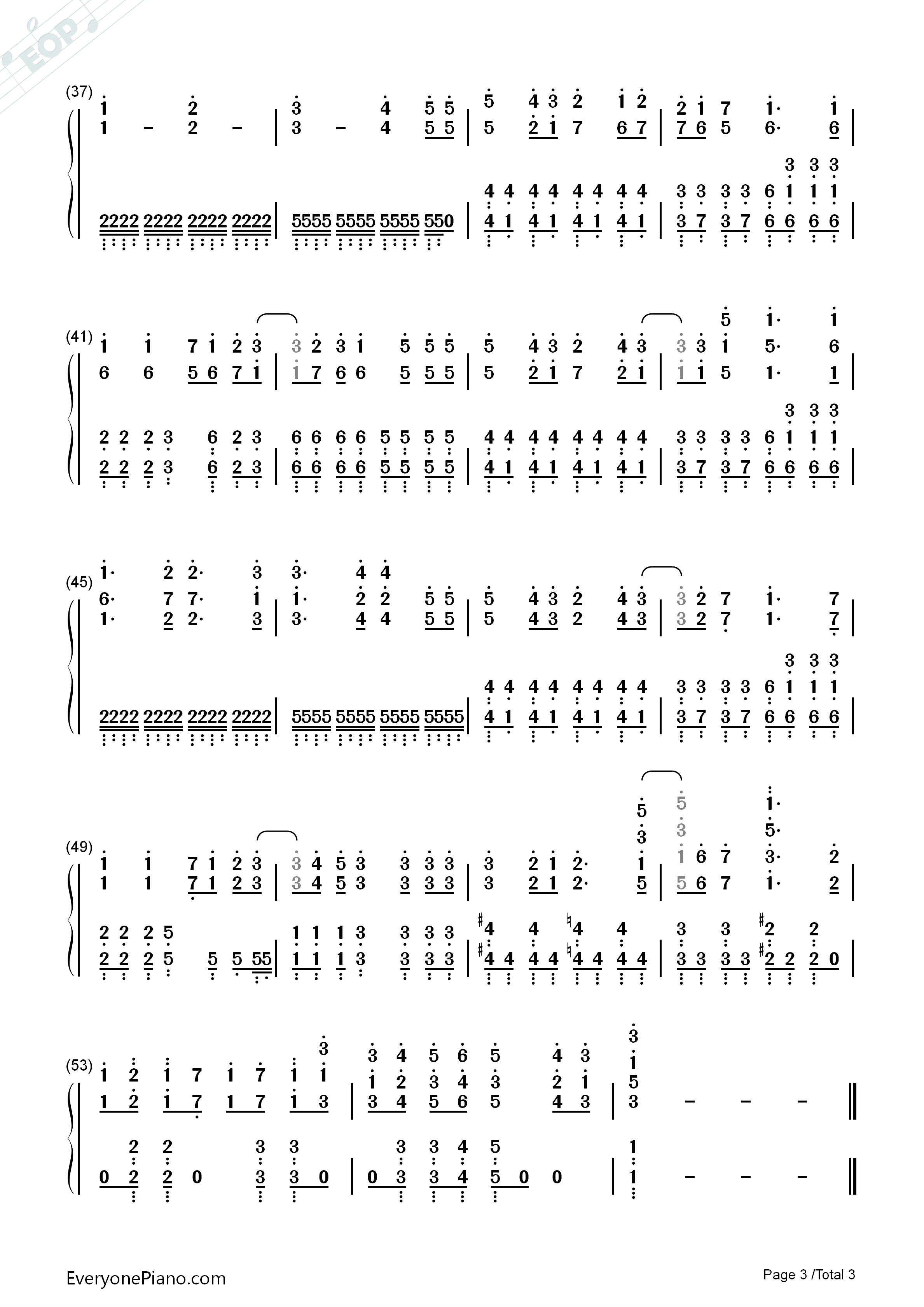 半永久的に愛してよ钢琴简谱_堀江由衣演唱