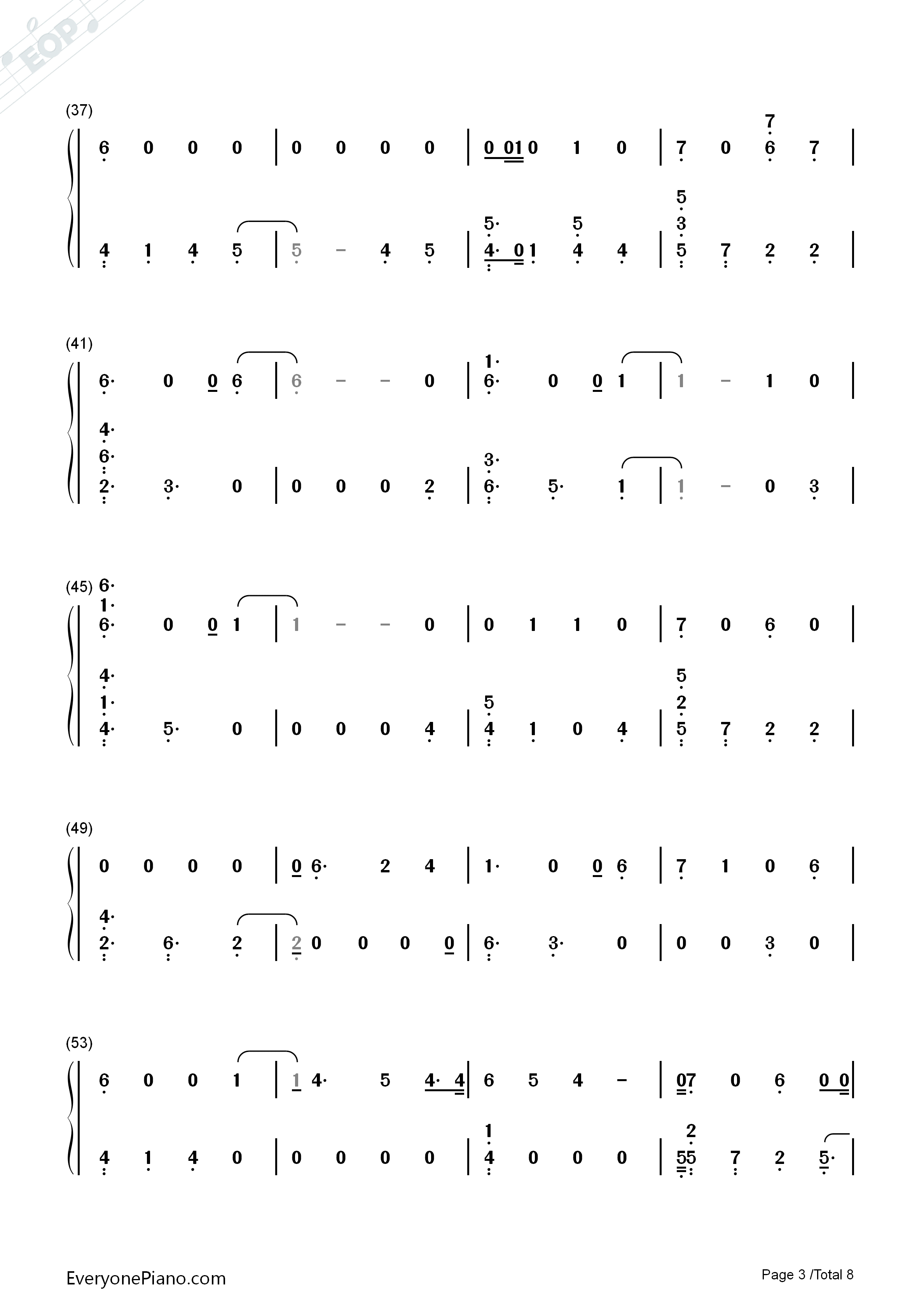 Dancing_With_Our_Hands_Tied钢琴简谱_Taylor_Swift演唱