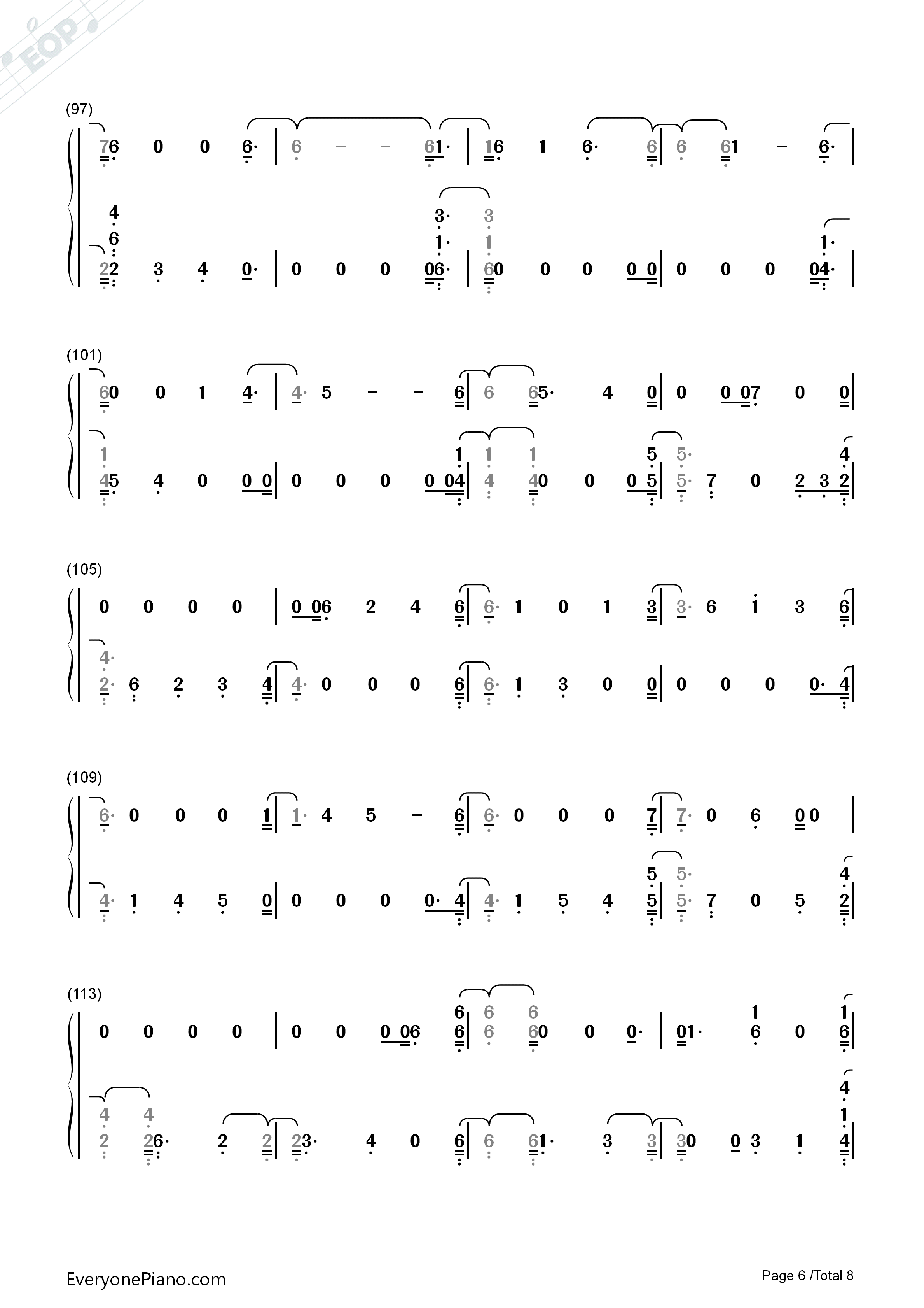 Dancing_With_Our_Hands_Tied钢琴简谱_Taylor_Swift演唱