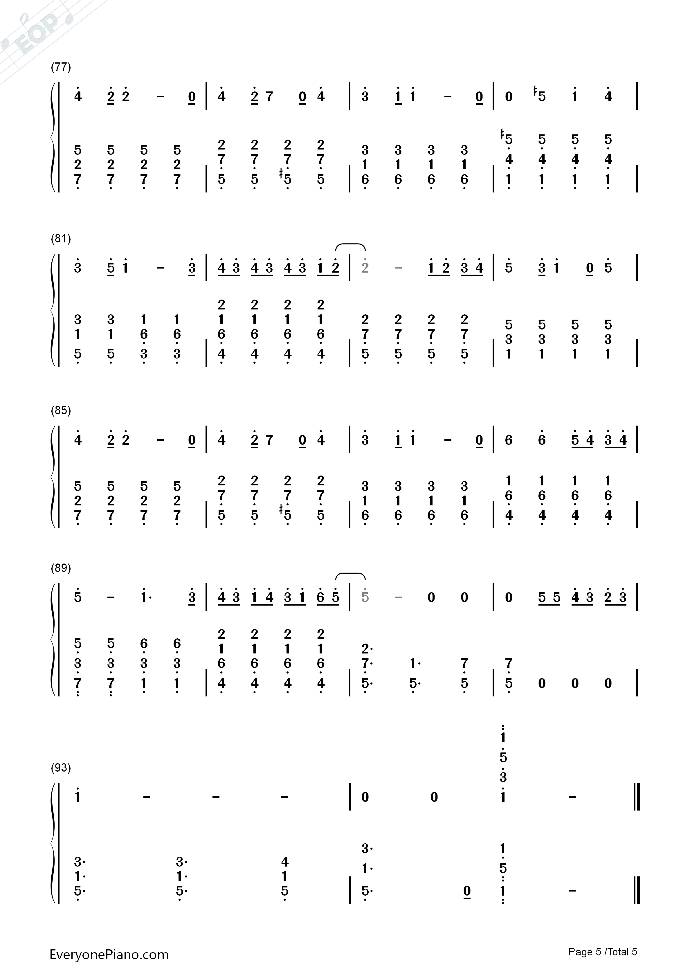 となりのトトロ钢琴简谱_井上杏美演唱